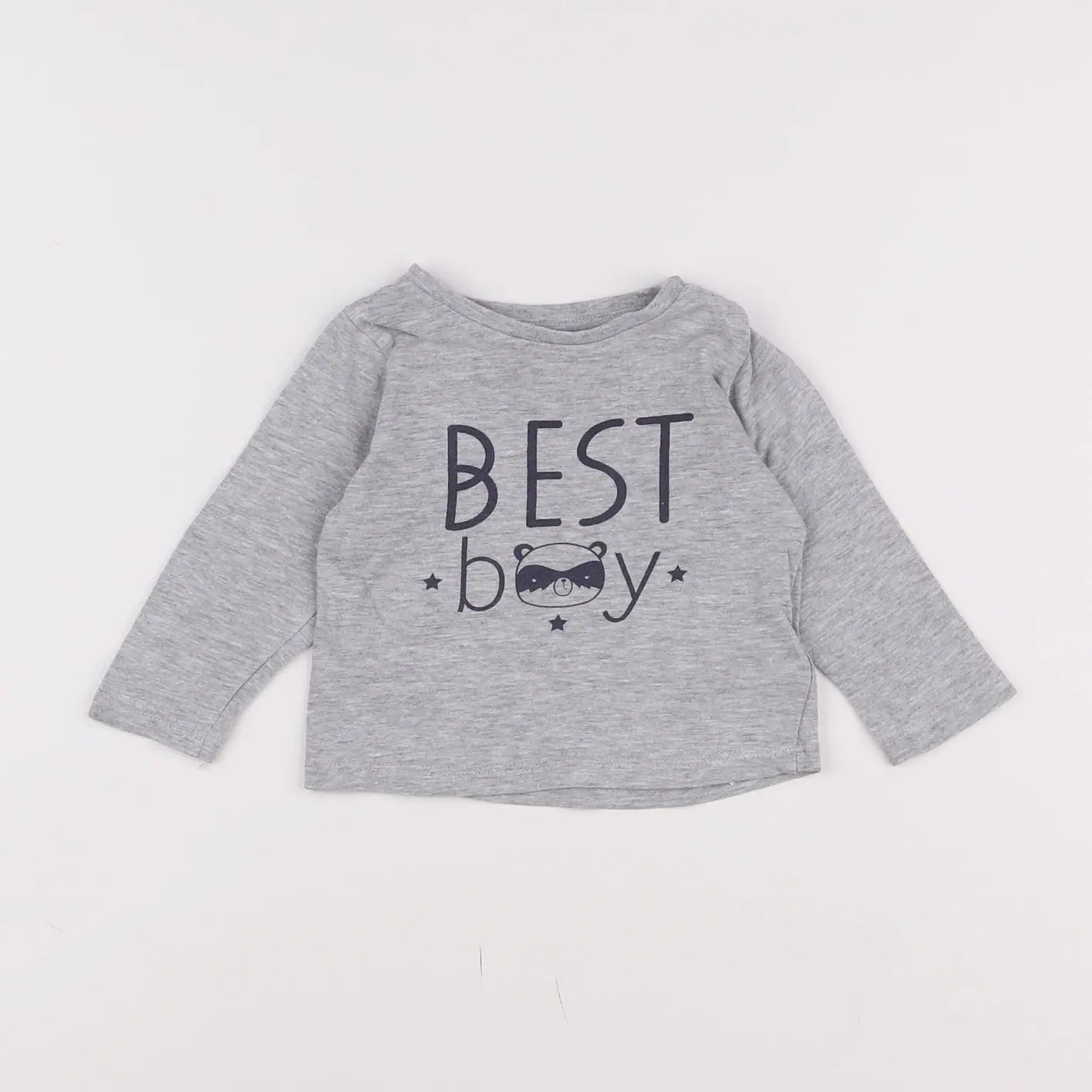 Vertbaudet - tee-shirt gris - 6 mois