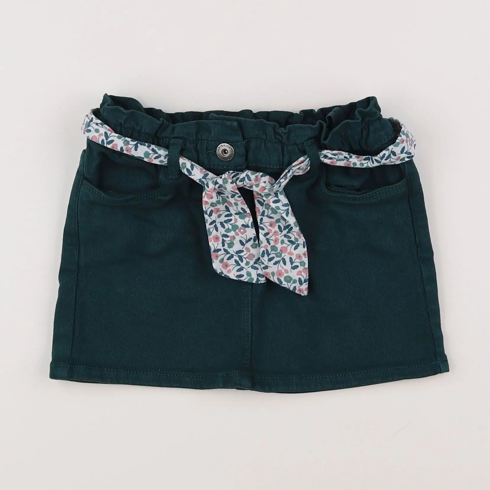 Vertbaudet - jupe vert - 4 ans