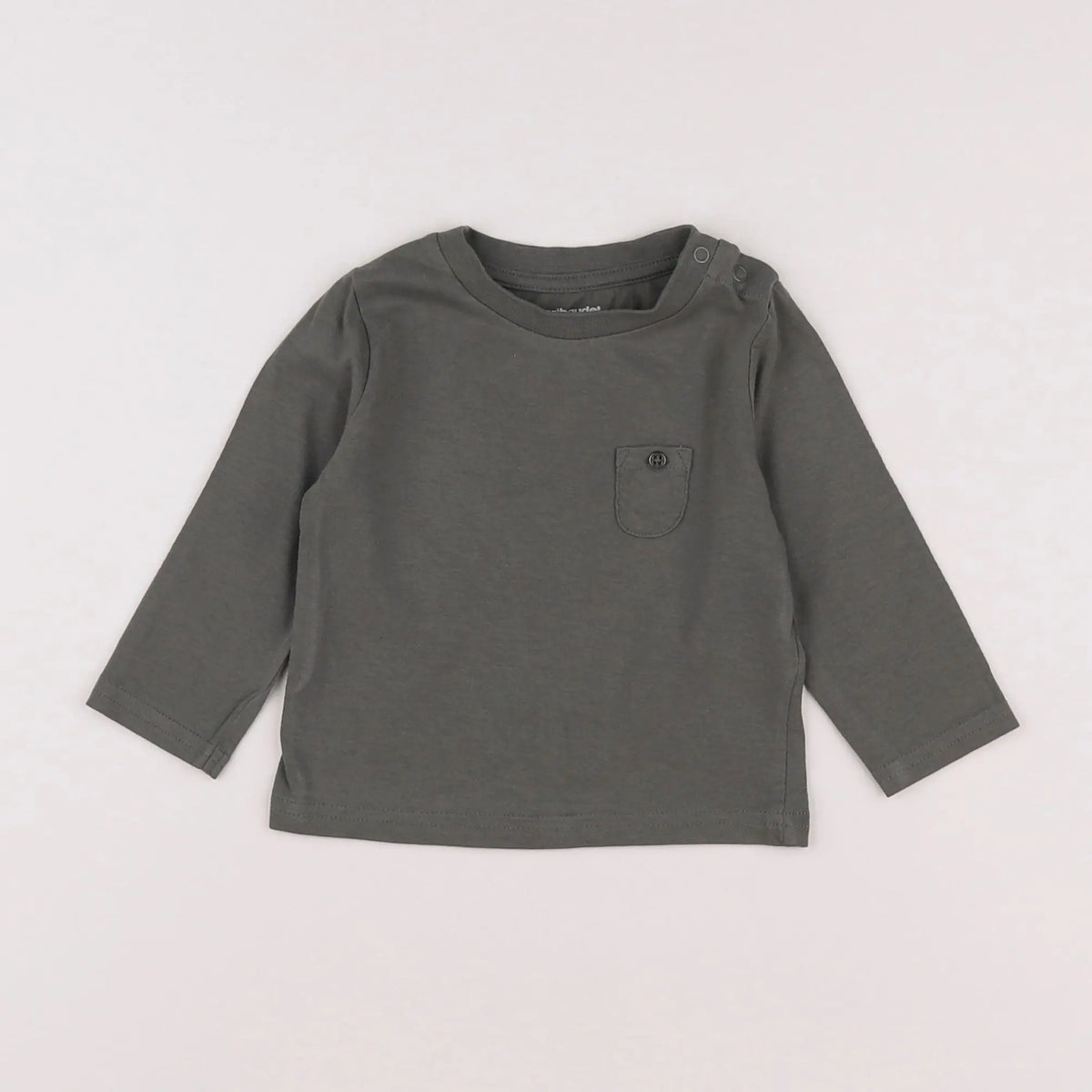 Vertbaudet - tee-shirt vert - 6 mois