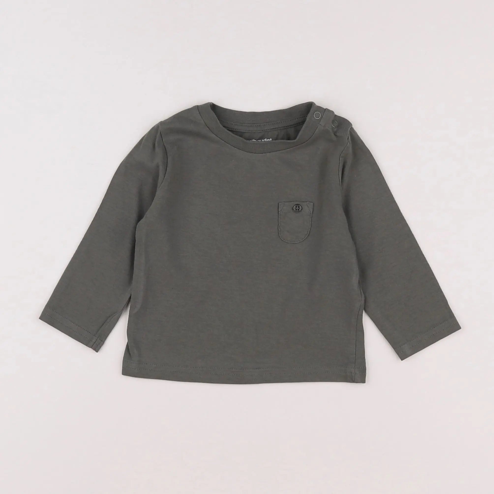 Vertbaudet - tee-shirt vert - 6 mois