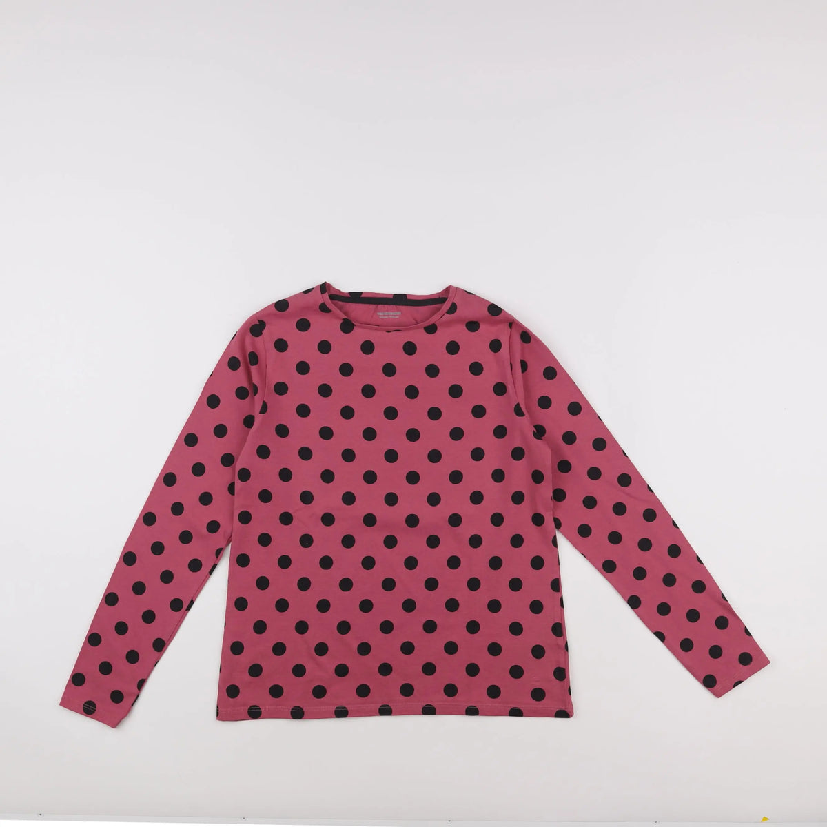 Vertbaudet - tee-shirt rose, noir - 12 ans