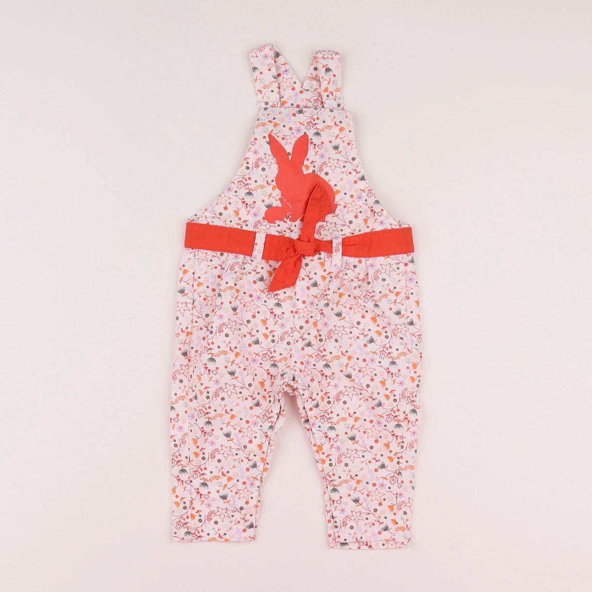 Vertbaudet - combinaison blanc, orange - 3 mois