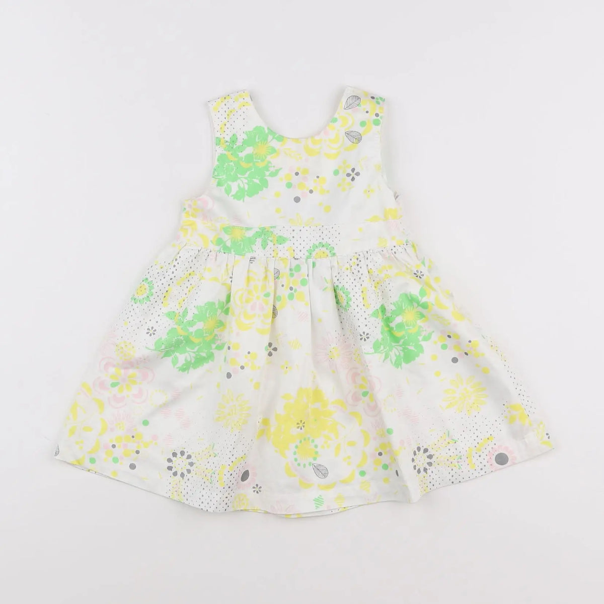 Vertbaudet - robe multicolore - 12 mois