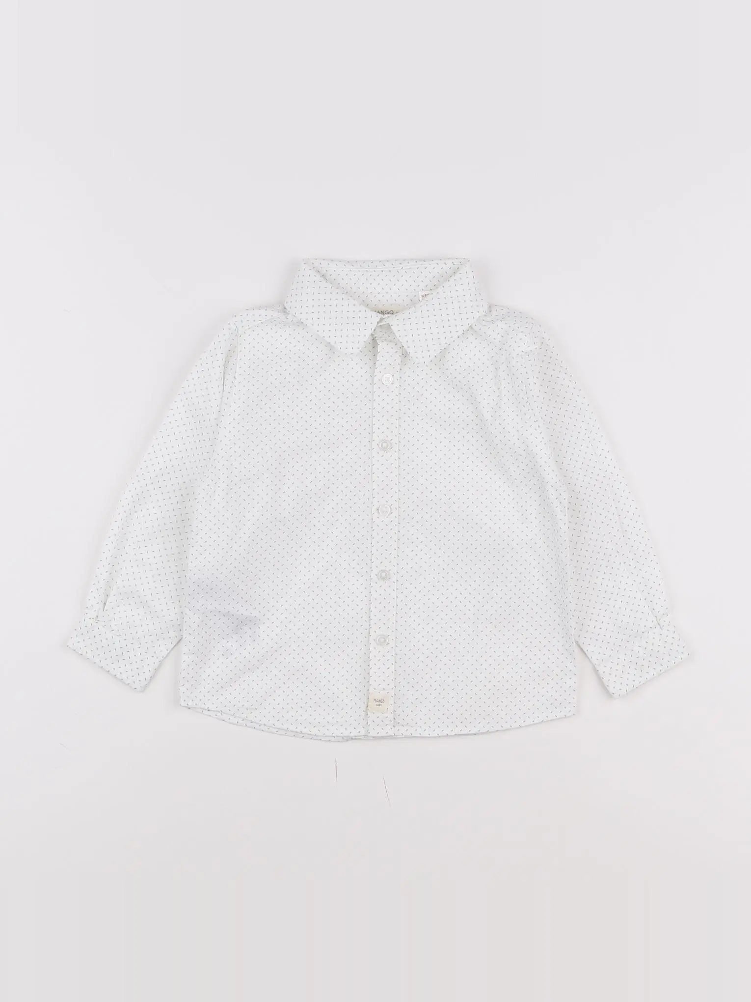 Mango - chemise blanc - 18 mois à 2 ans