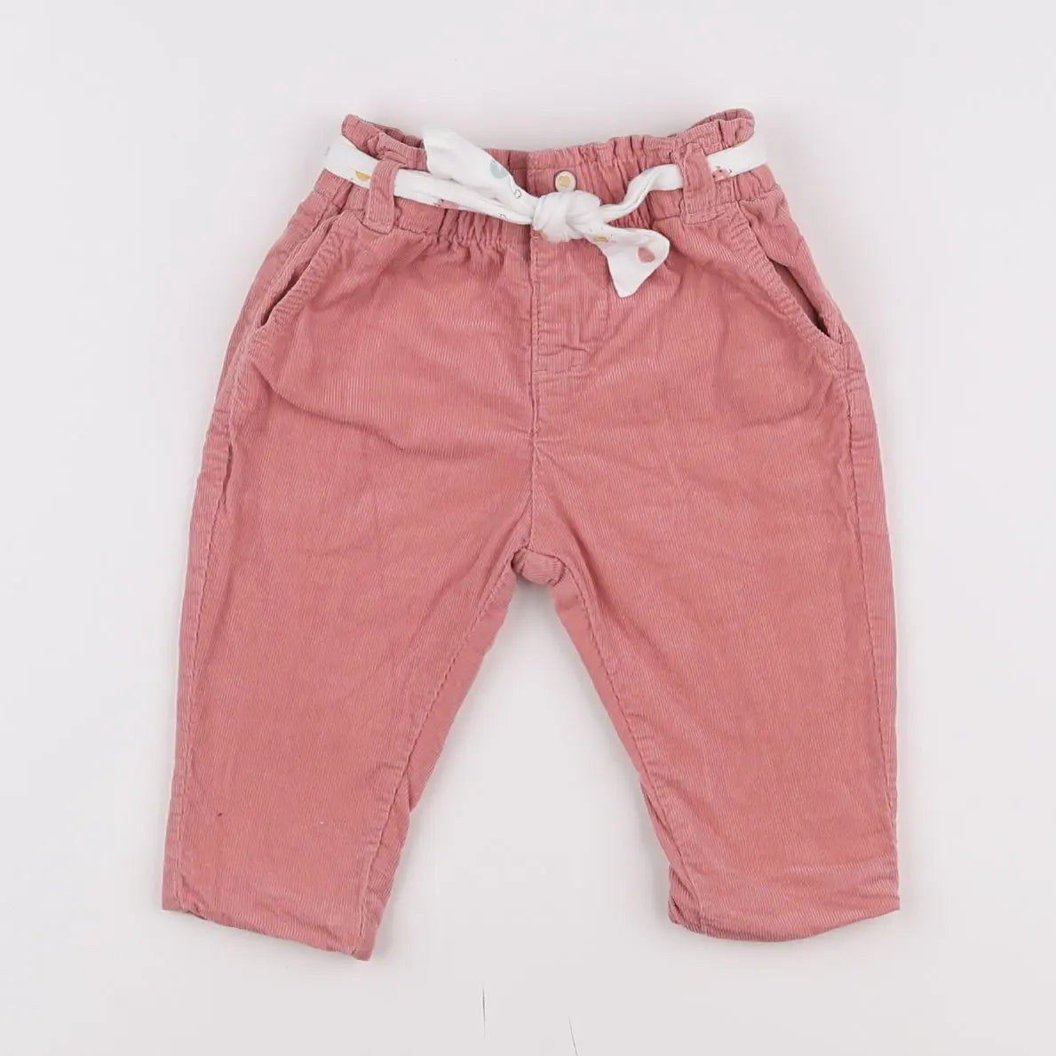 Vertbaudet - pantalon rose - 6 mois