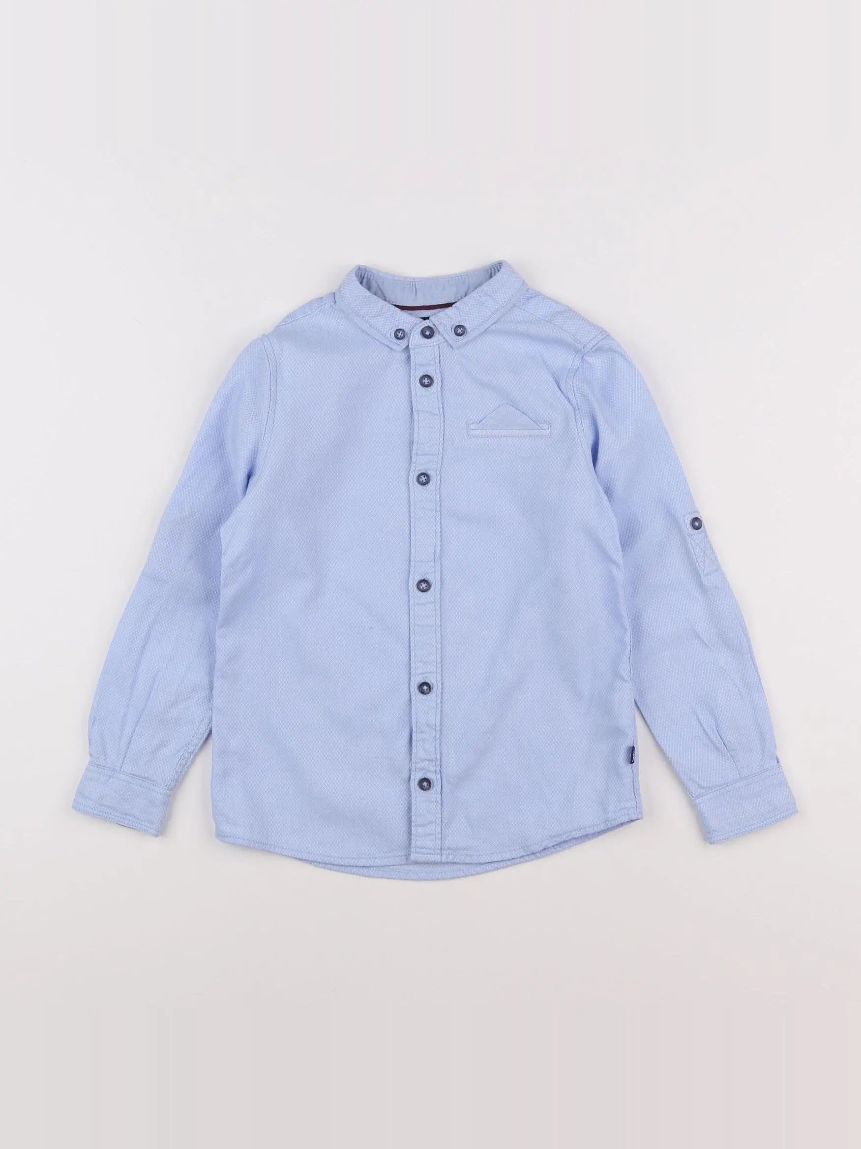 Okaidi - chemise bleu - 6 ans