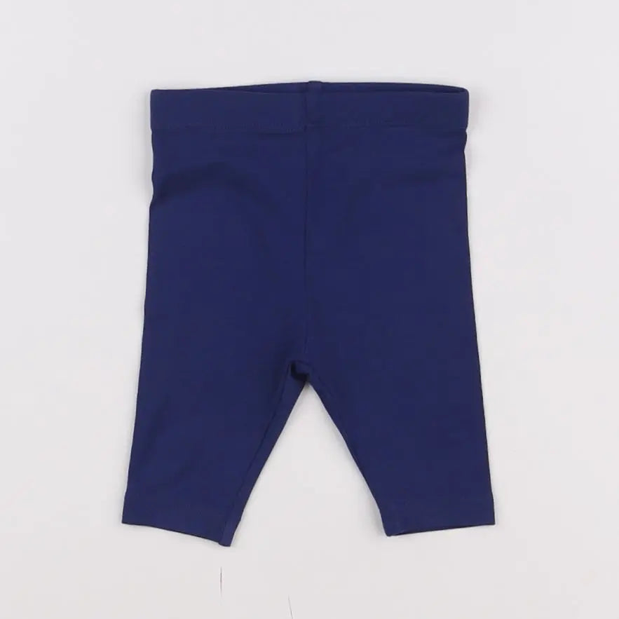 Vertbaudet - legging bleu - 3 mois