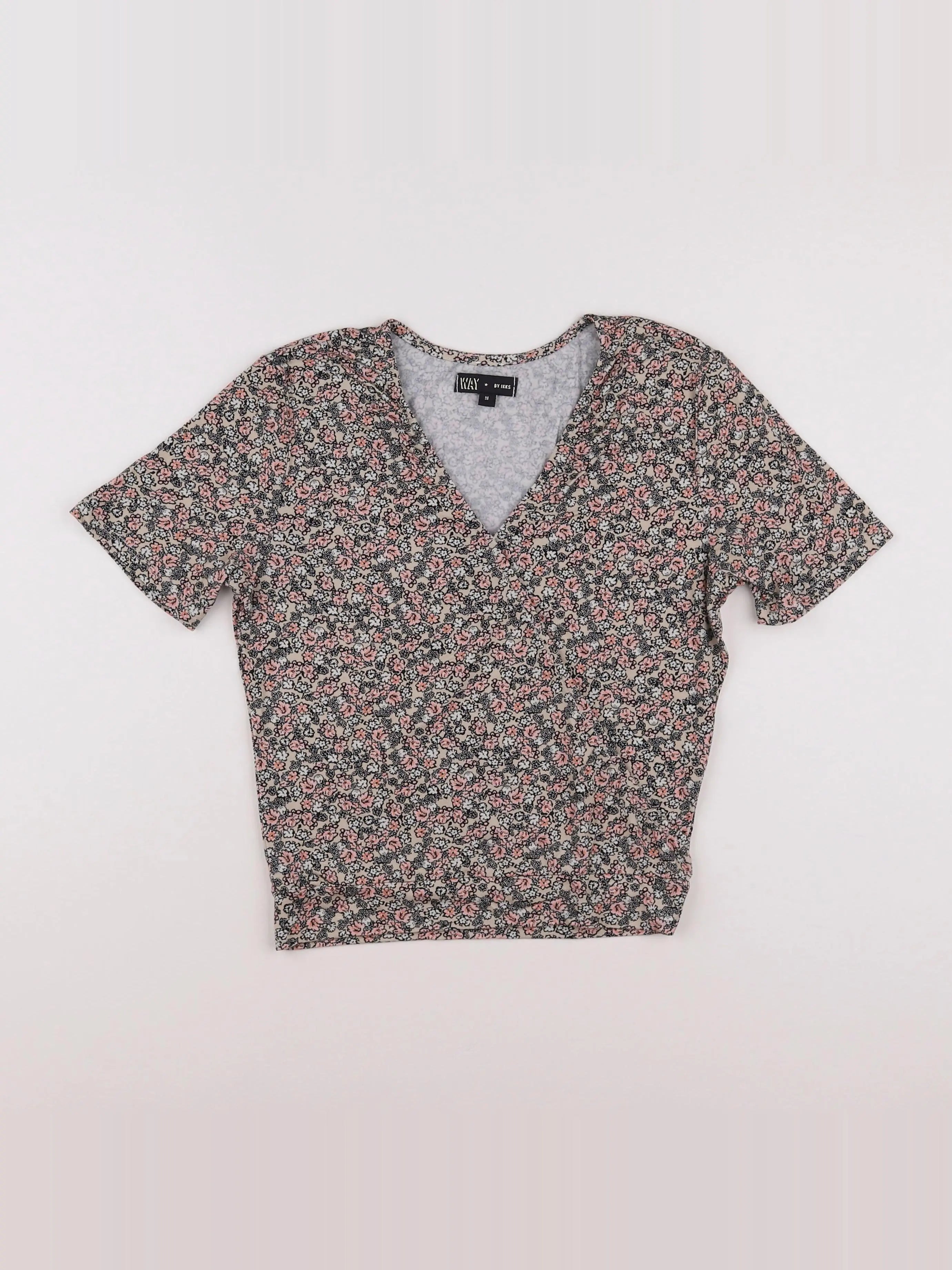 IKKS - blouse rose - 14 ans