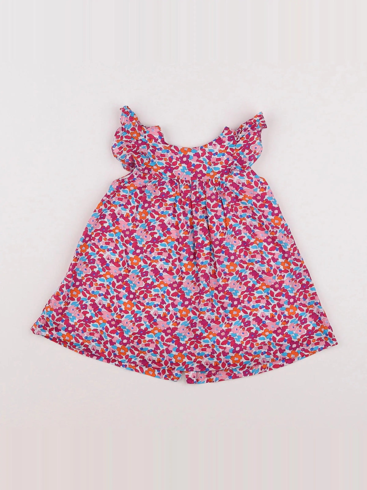 Jacadi - robe liberty multicolore - 6 mois