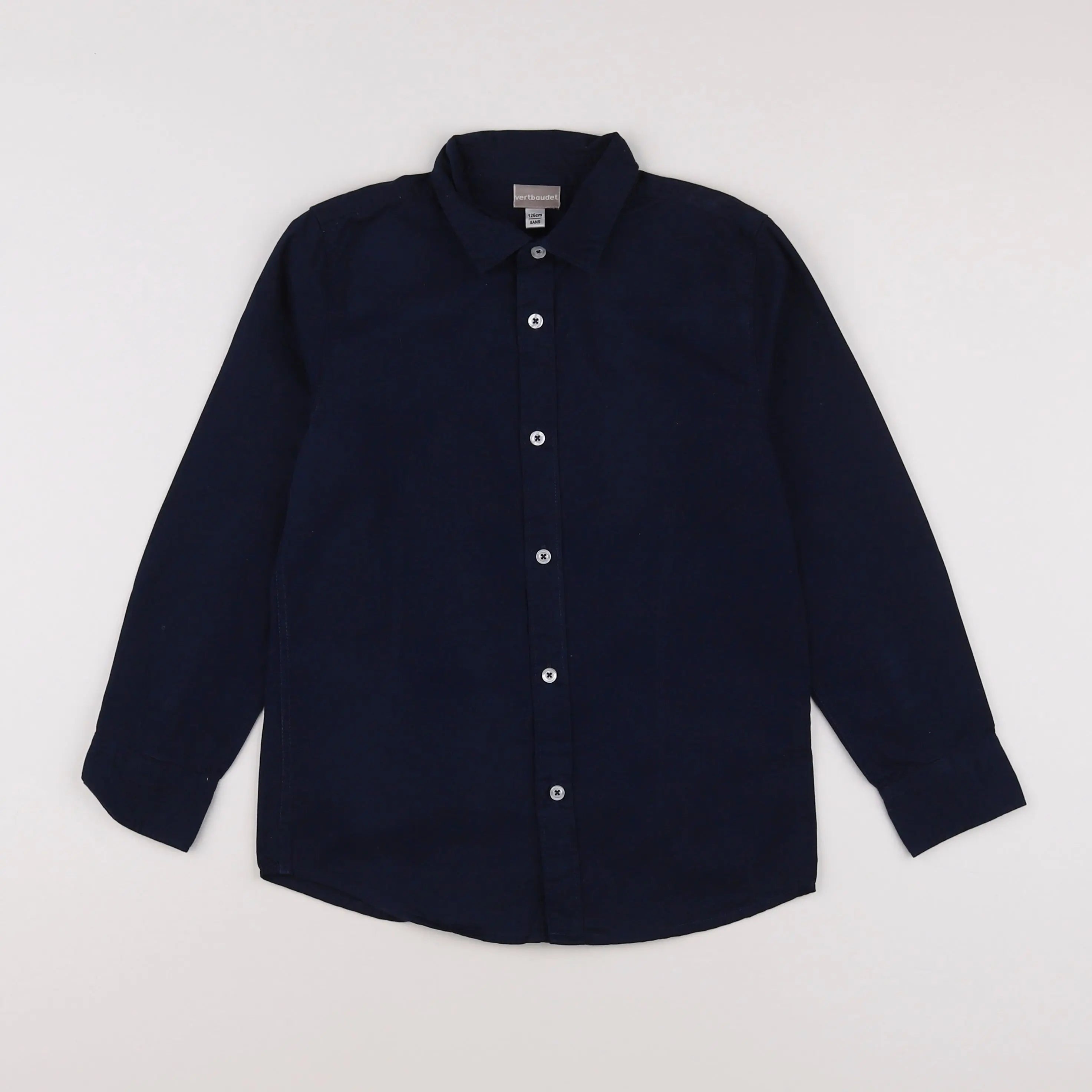 Vertbaudet - chemise bleu - 8 ans