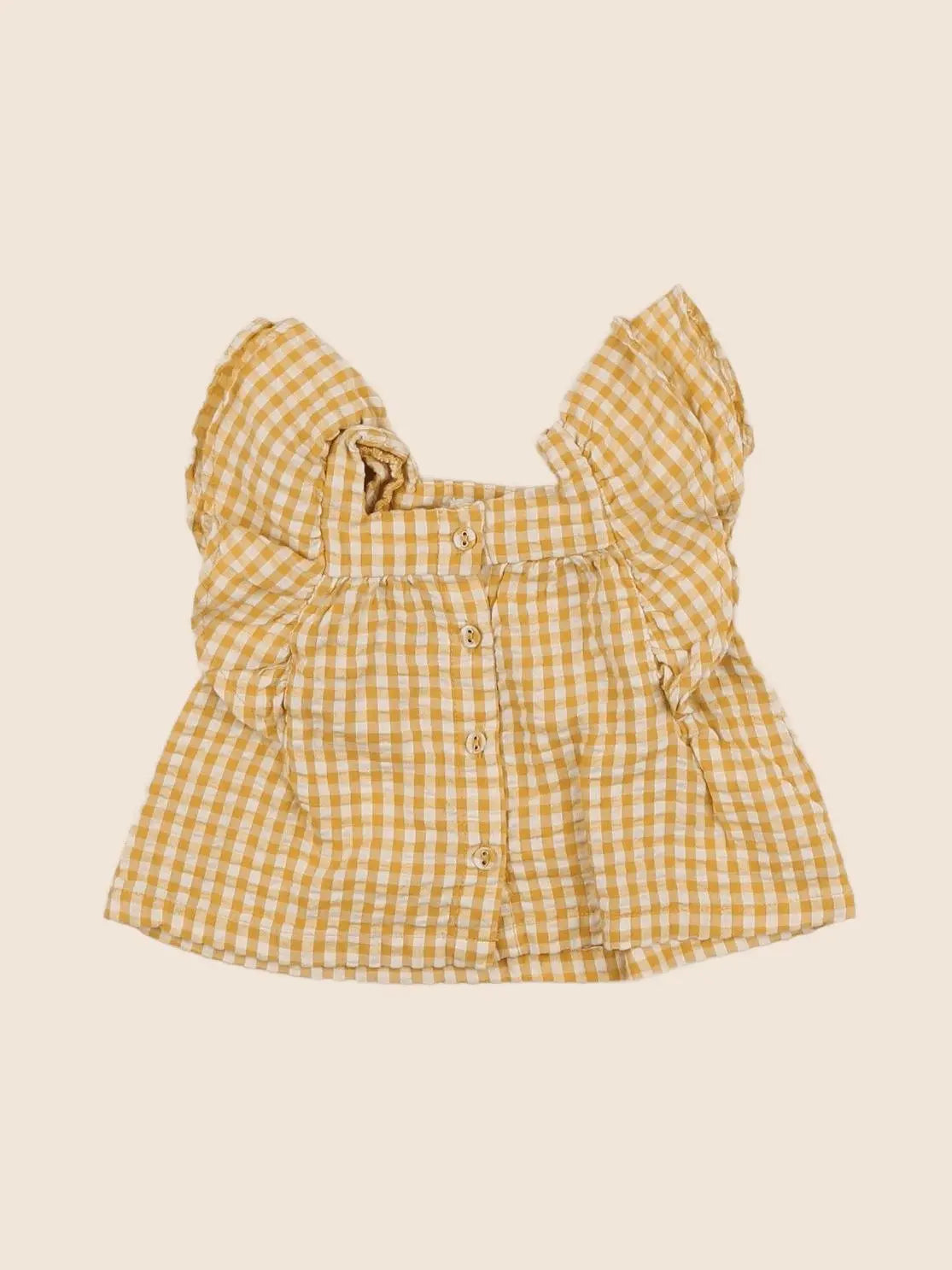 Vertbaudet - blouse jaune - 3 mois