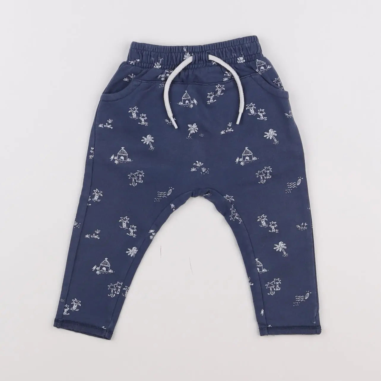 Vertbaudet - jogging bleu - 6 mois