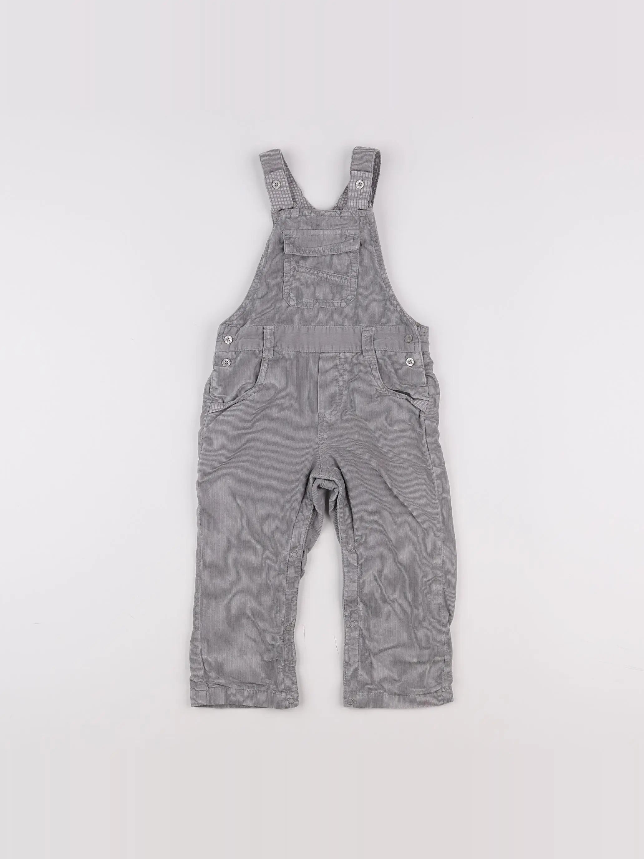 Vertbaudet - combinaison gris - 18 mois