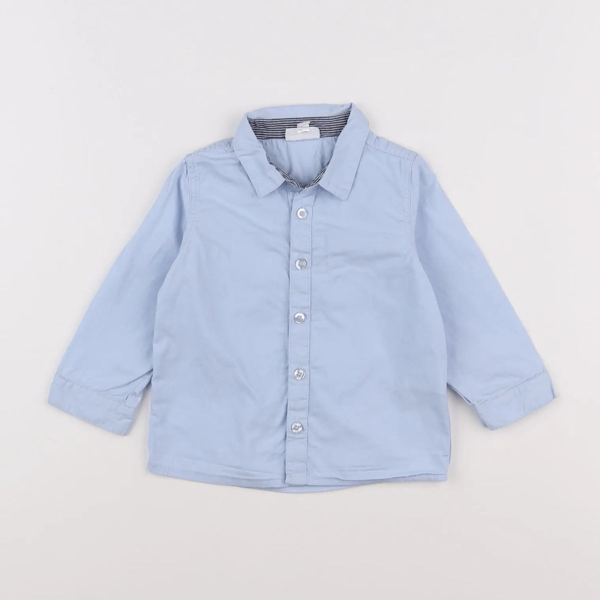Vertbaudet - chemise bleu - 18 mois