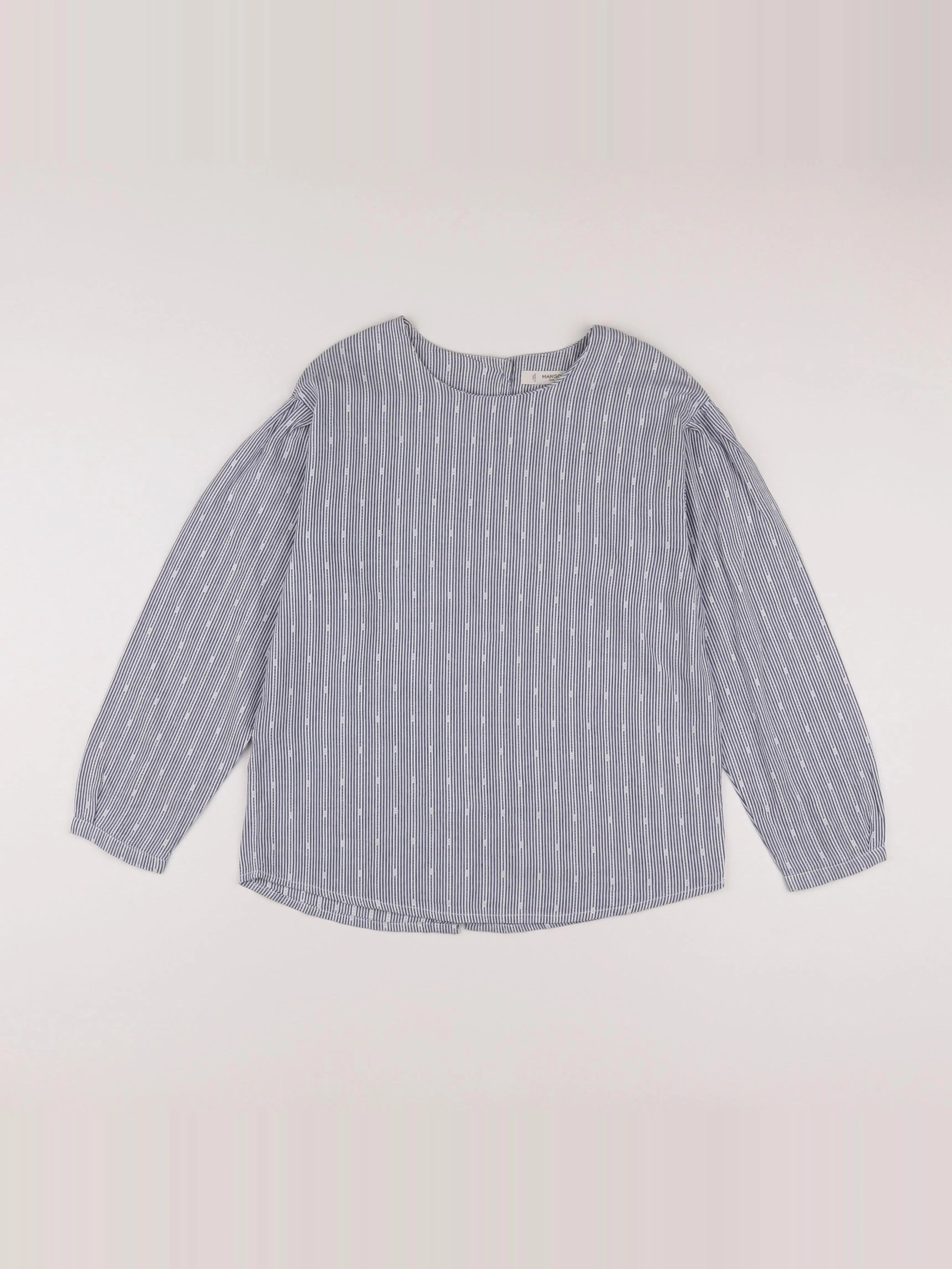 Mango - blouse bleu - 9/10 ans