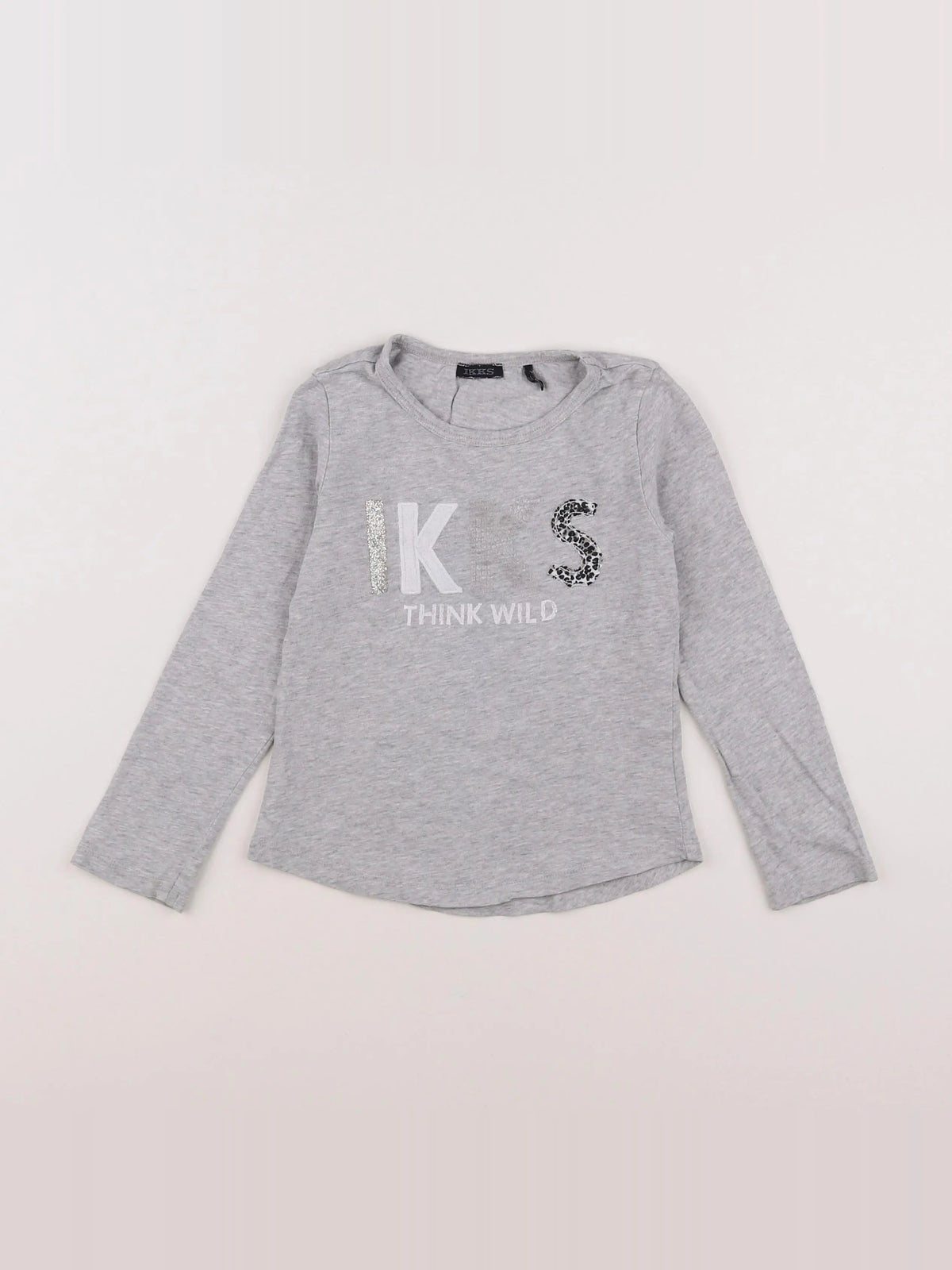IKKS - tee-shirt gris - 4 ans