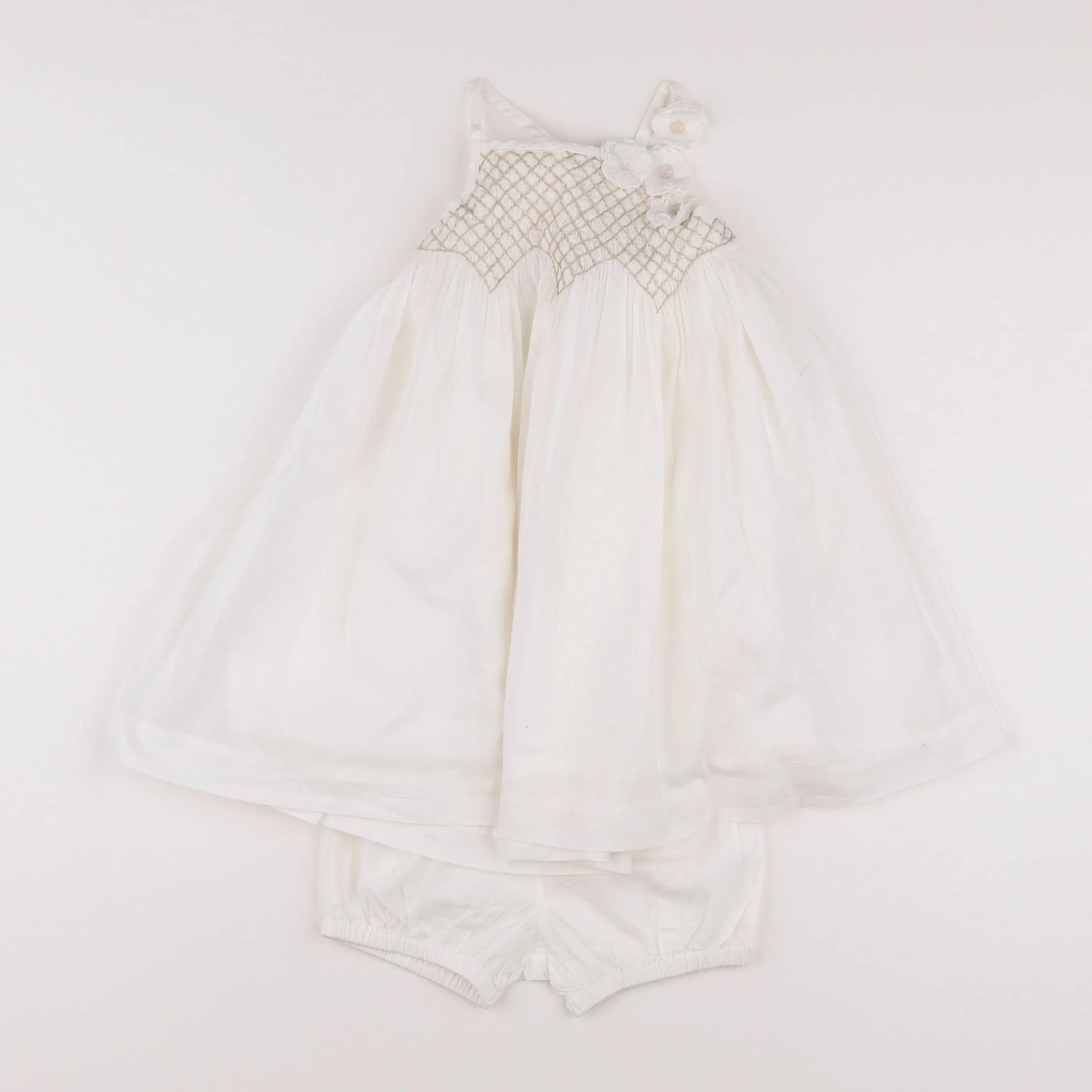 Vertbaudet - robe blanc - 2 ans