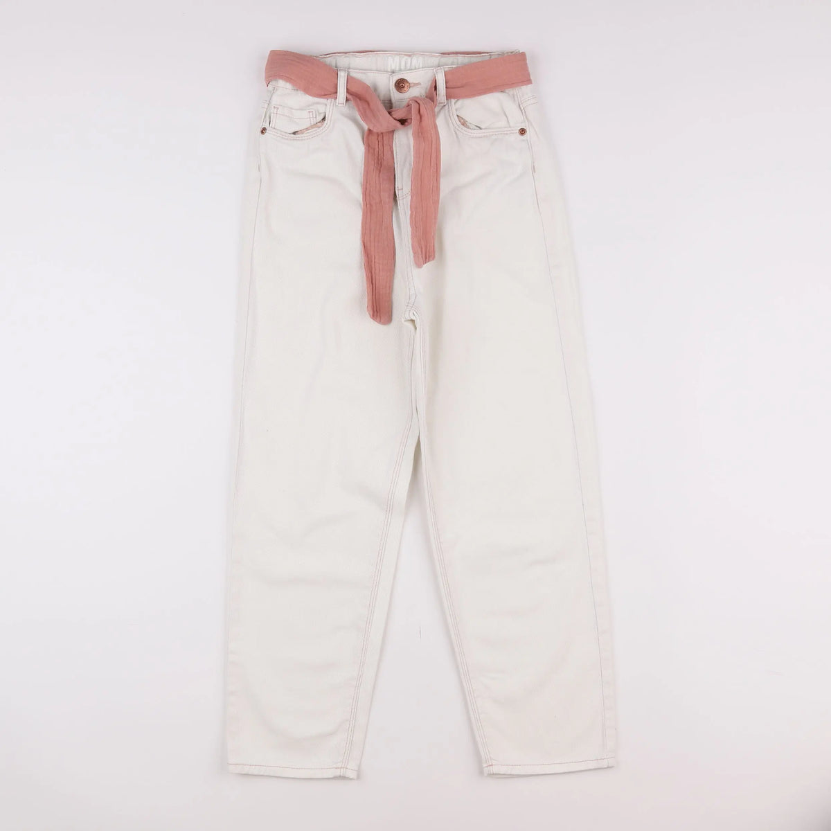 Vertbaudet - jean blanc - 10 ans