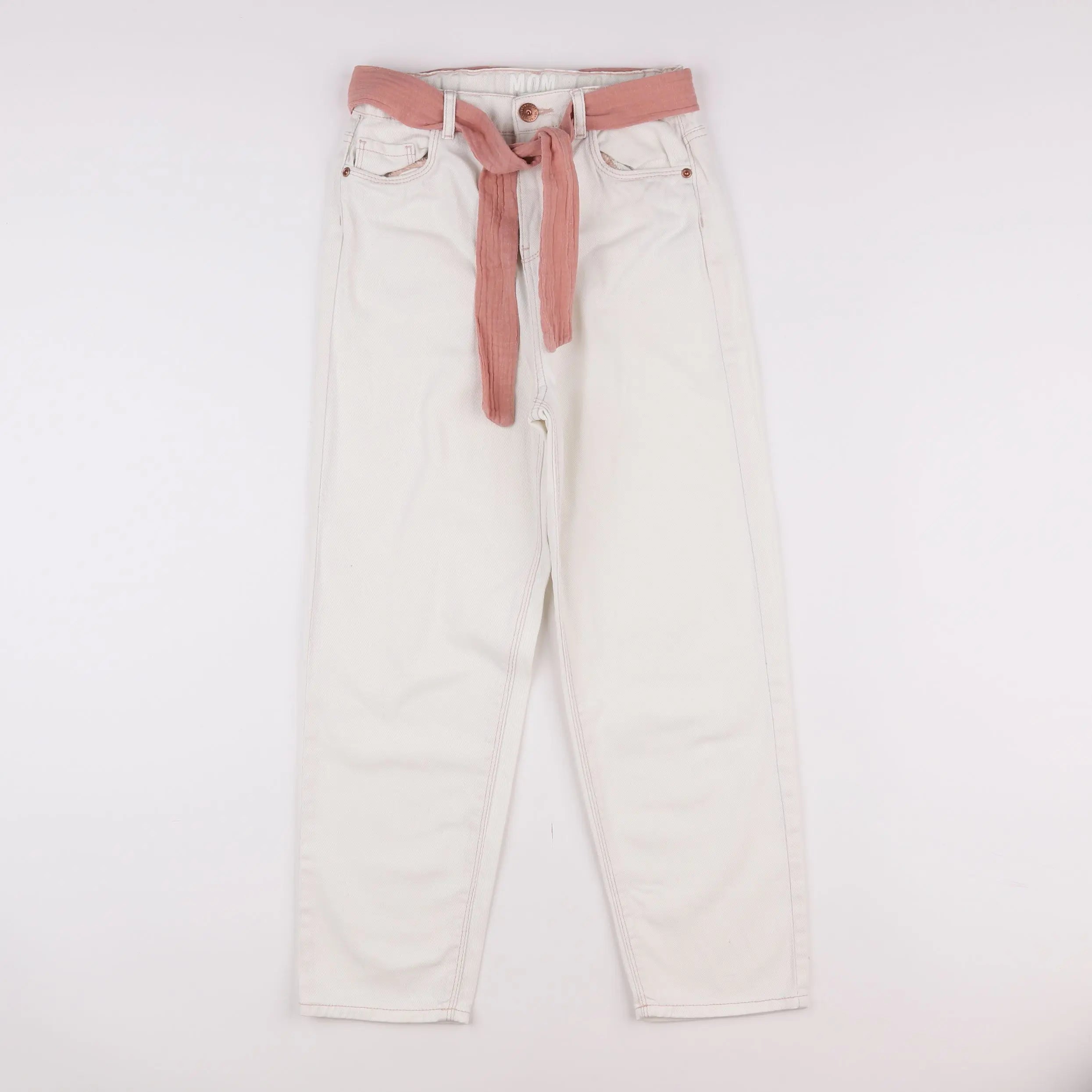 Vertbaudet - jean blanc - 10 ans