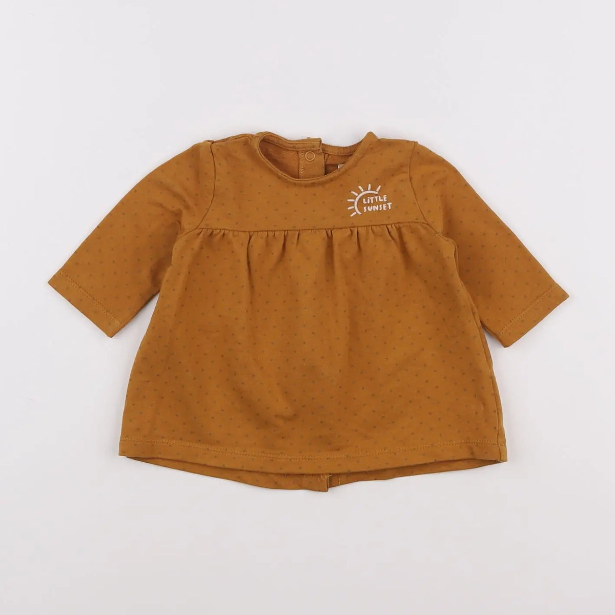 Vertbaudet - robe marron - 3 mois