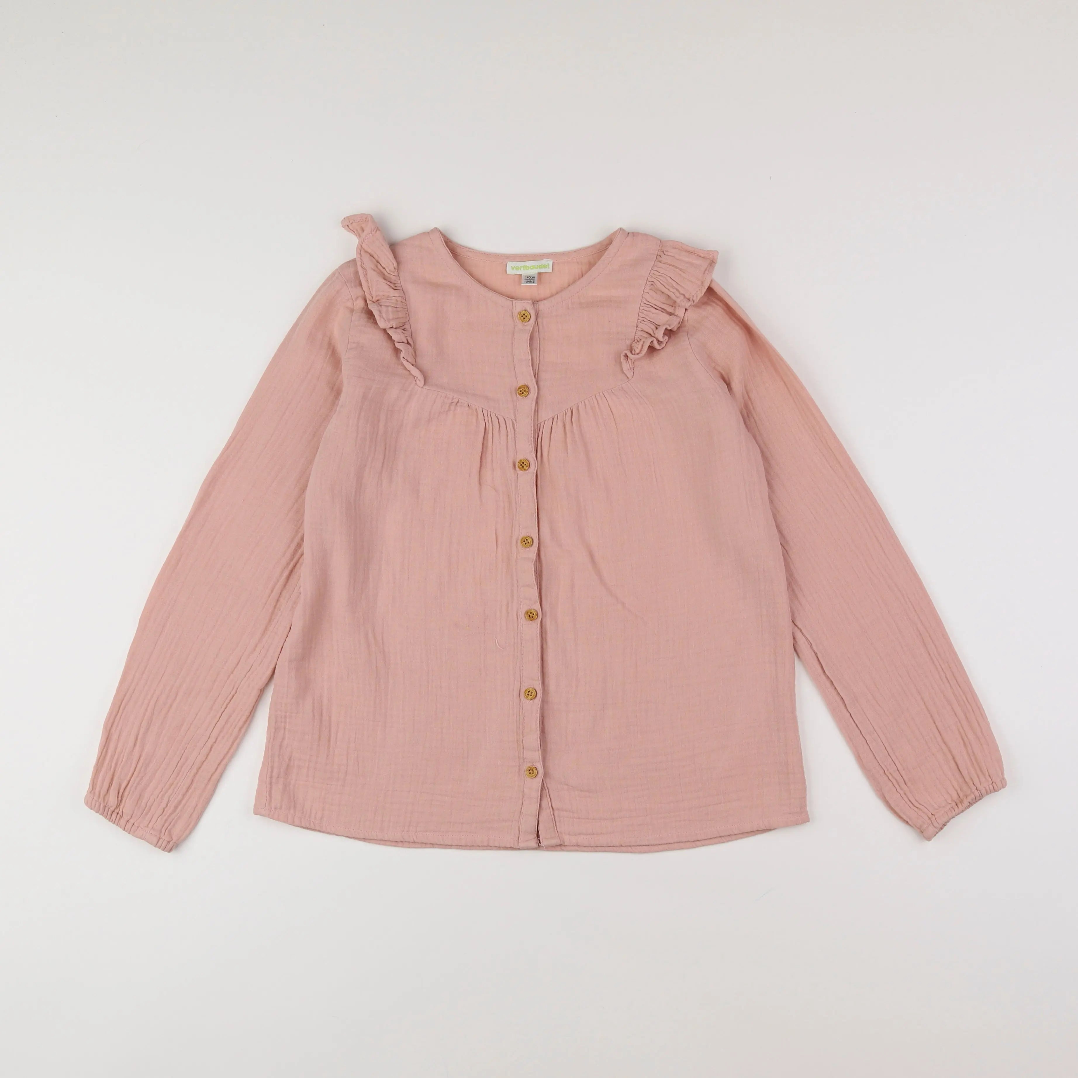 Vertbaudet - blouse rose - 10 ans
