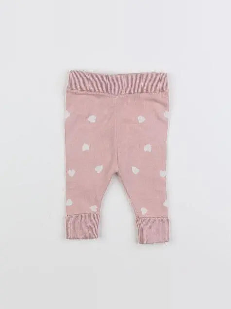 Vertbaudet - legging rose - 1 mois