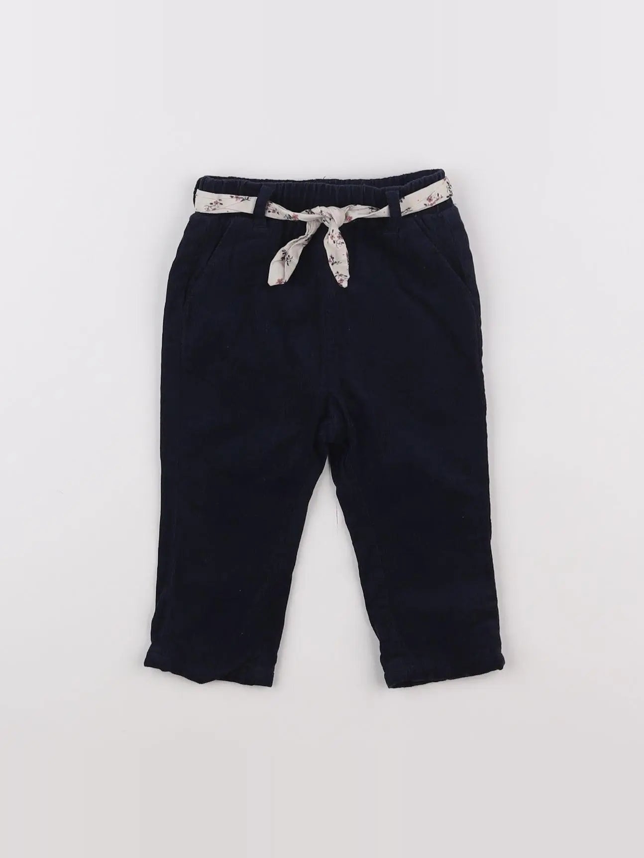 Vertbaudet - pantalon bleu - 6 mois
