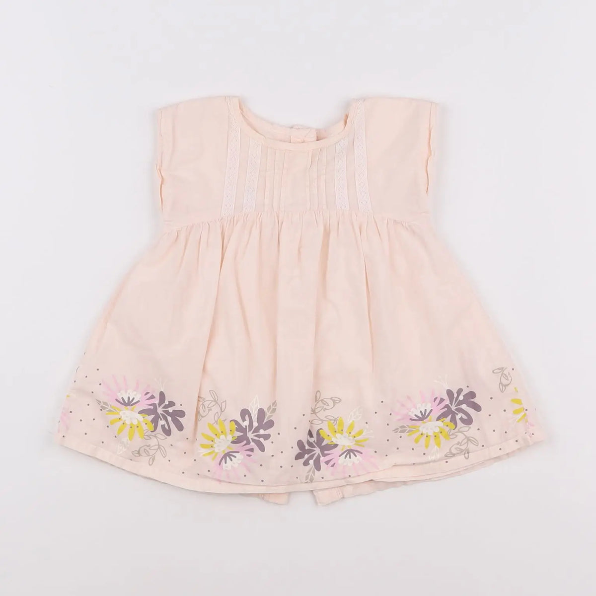 Vertbaudet - robe rose - 9 mois