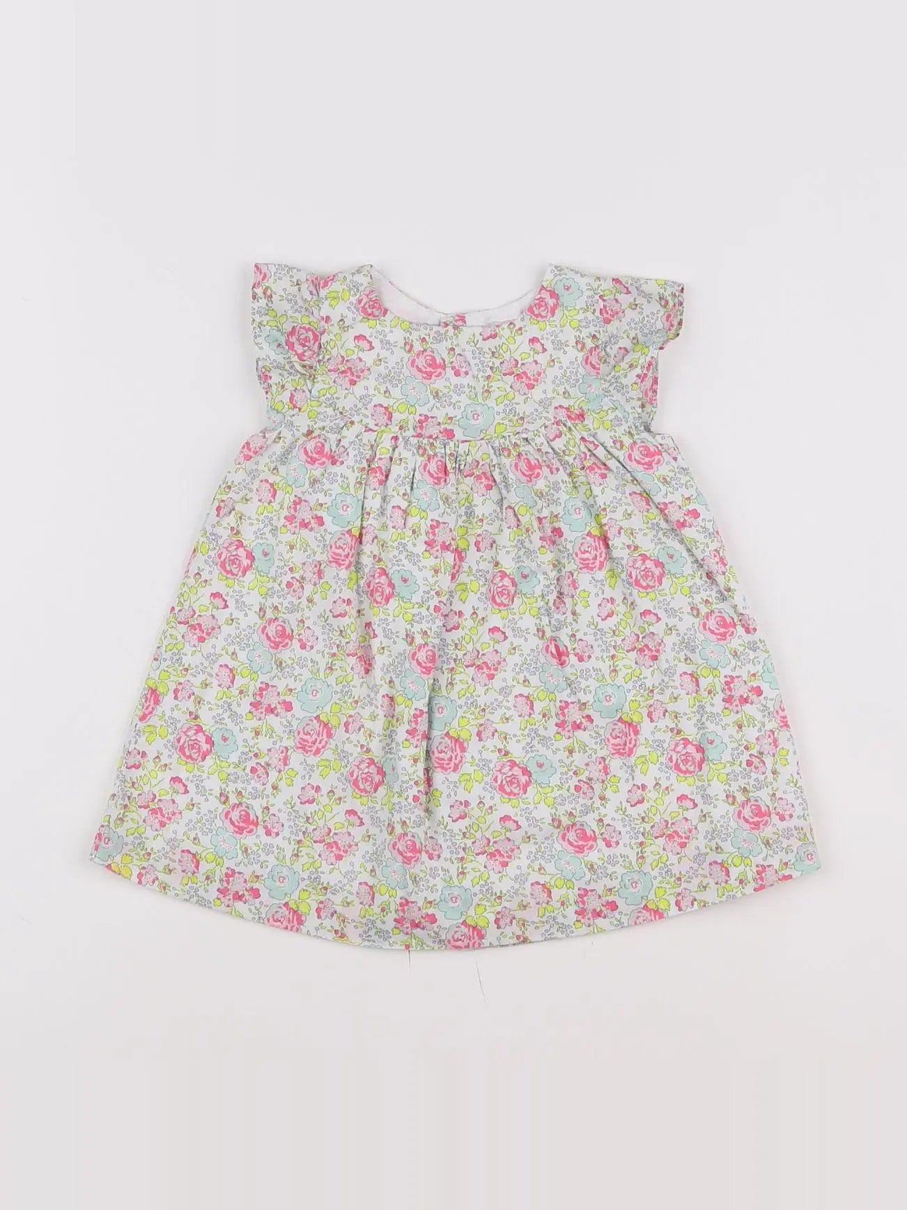 Jacadi - robe liberty multicolore - 6 mois