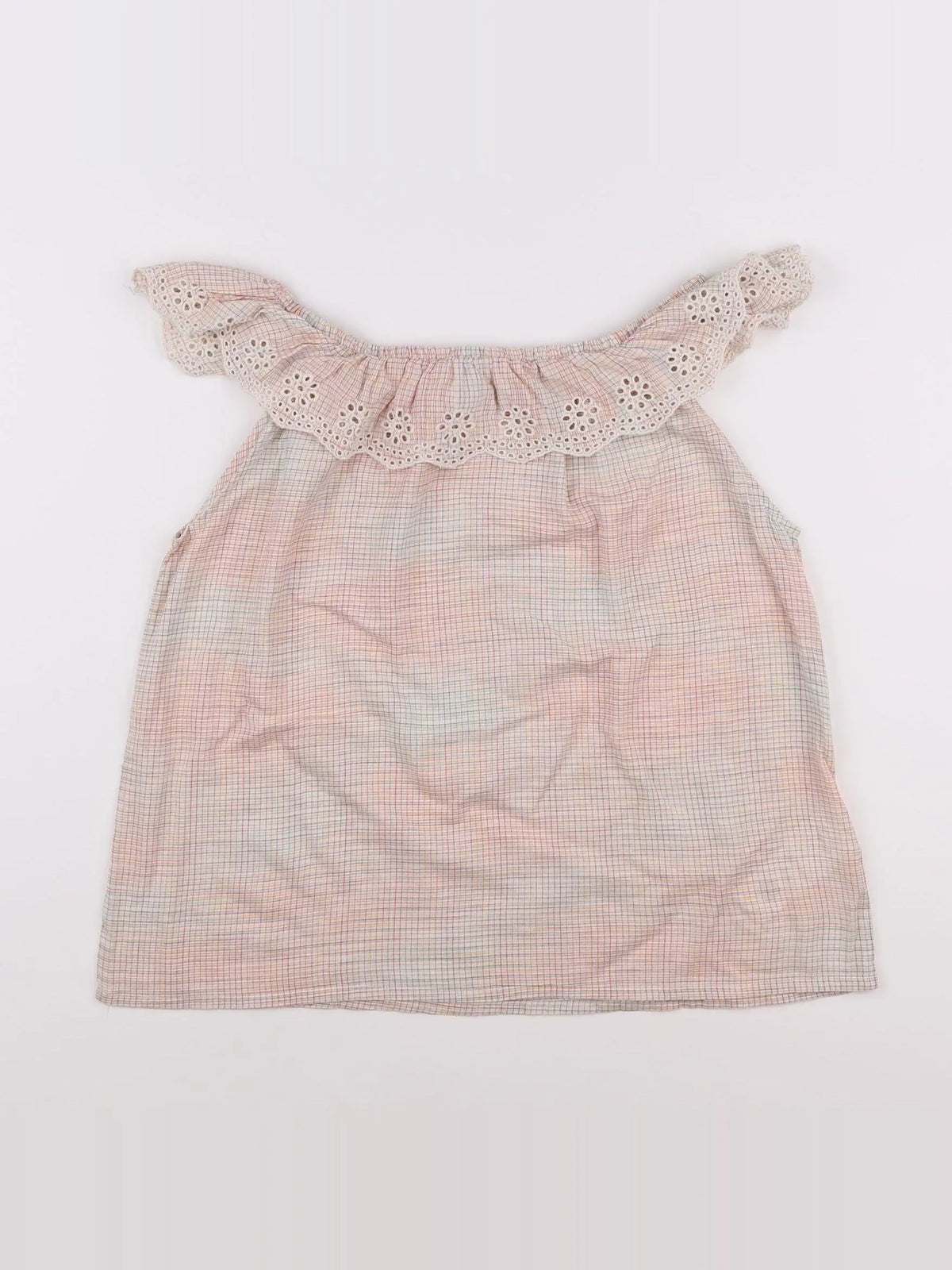 Bellerose - blouse orange, vert - 14 ans