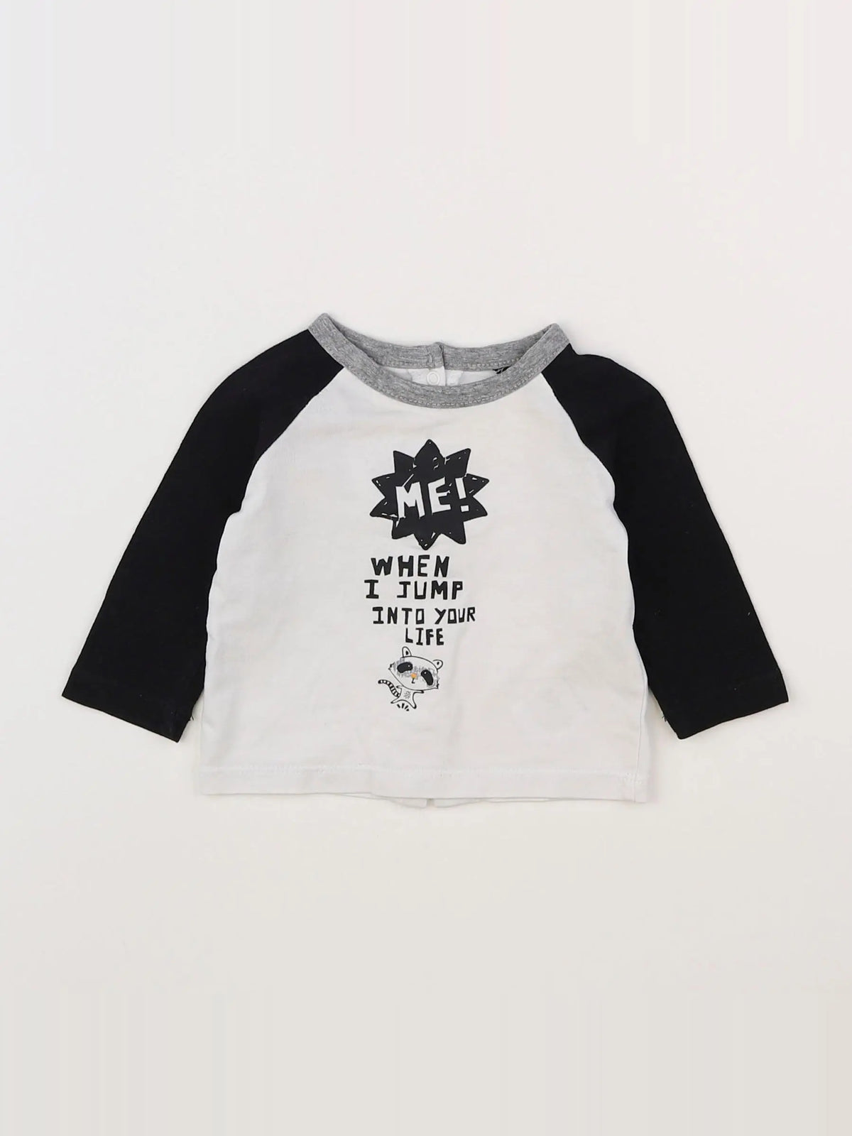 Vertbaudet - tee-shirt blanc - 3 mois