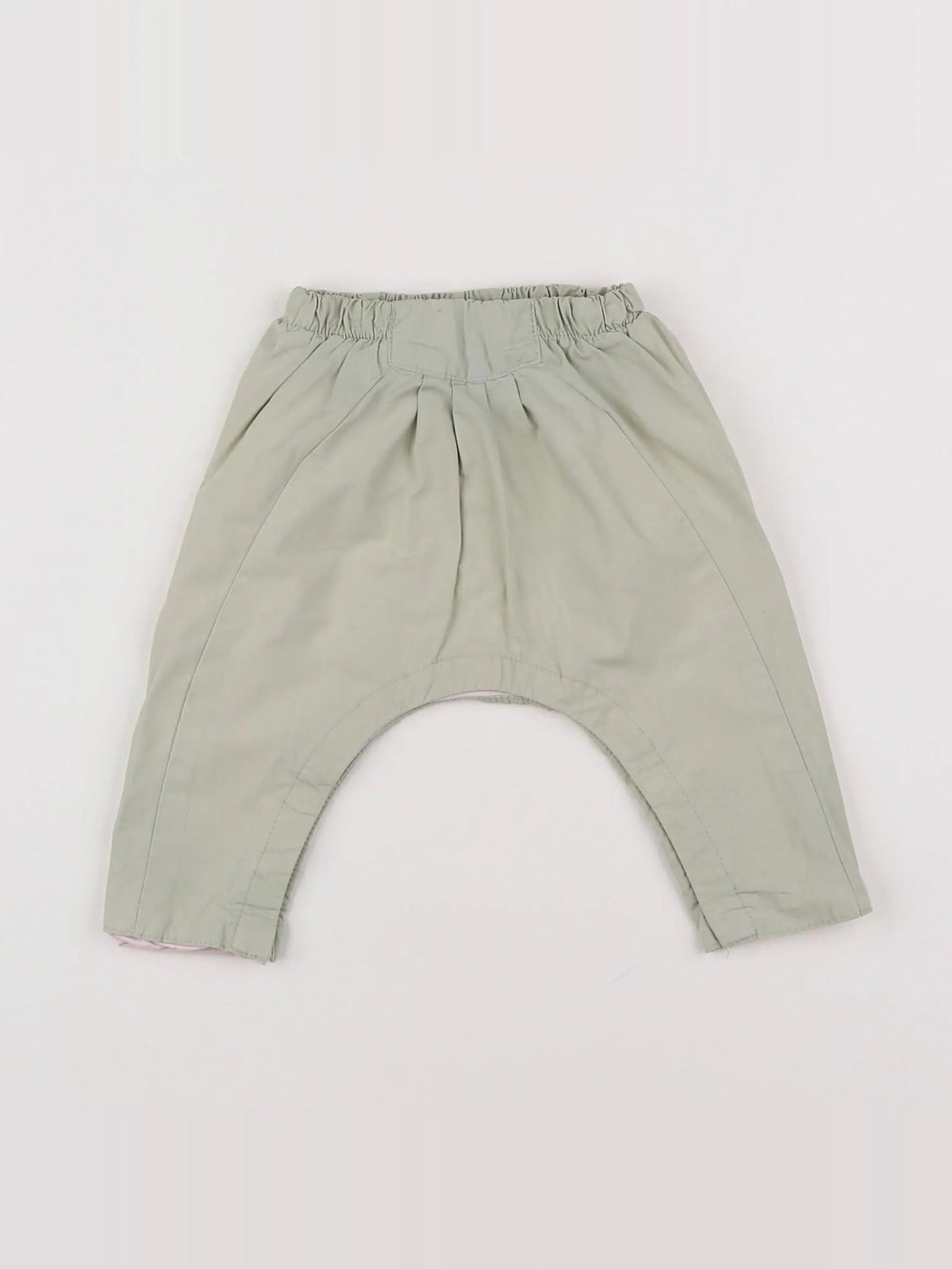 Vertbaudet - pantalon vert - 1 mois