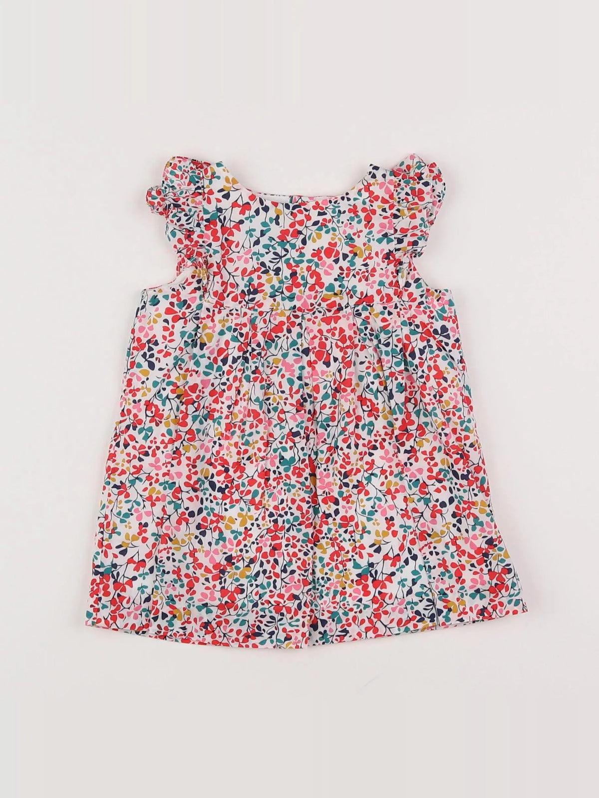 Jacadi - robe liberty multicolore - 6 mois