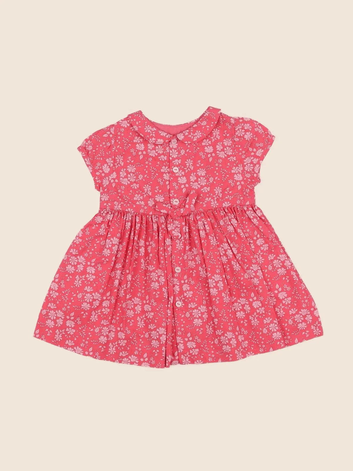 Jacadi - robe liberty rose - 6 mois