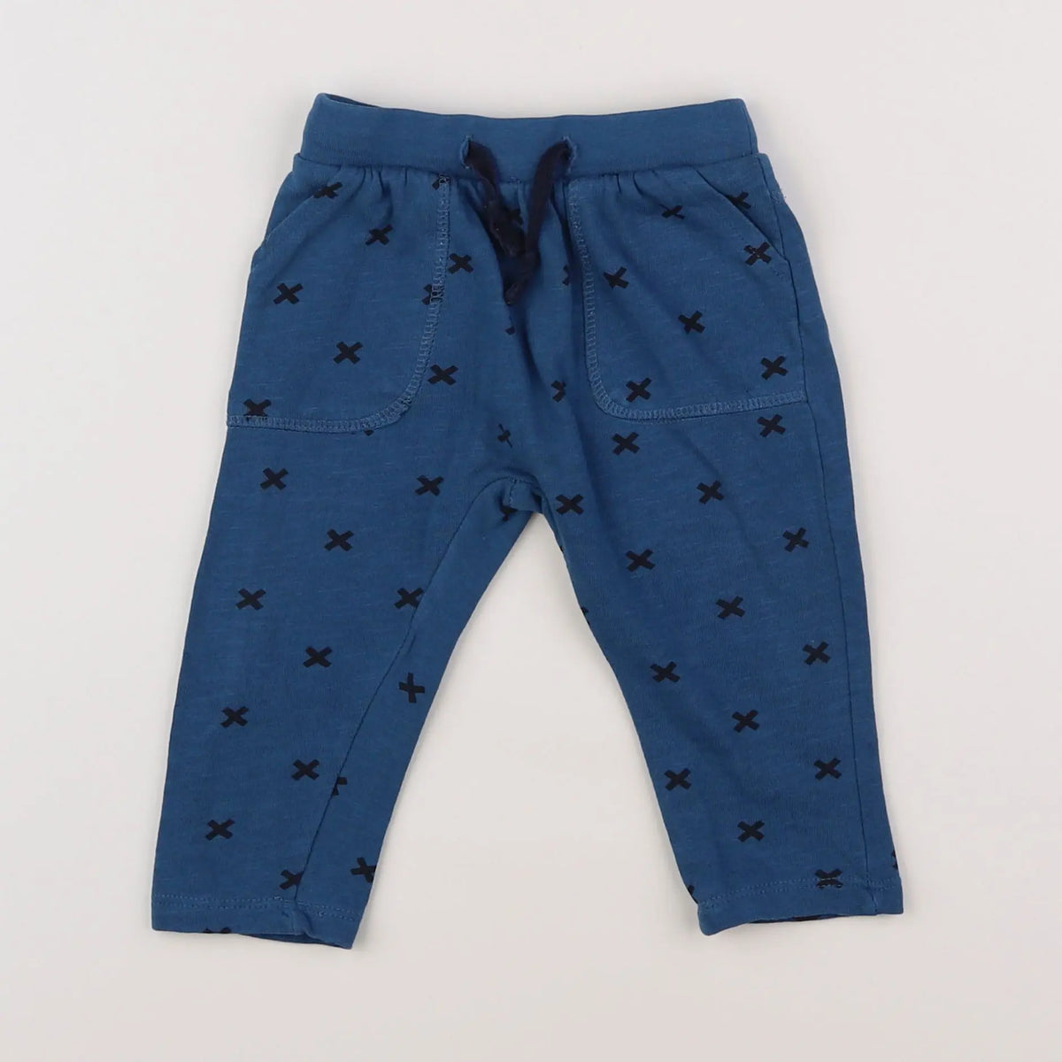 Vertbaudet - jogging bleu - 9 mois