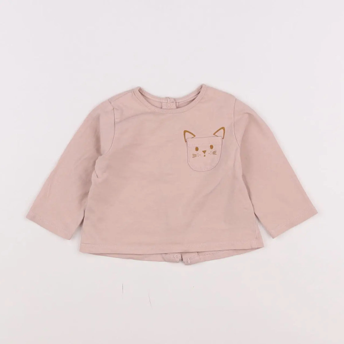 Vertbaudet - tee-shirt rose - 3 mois
