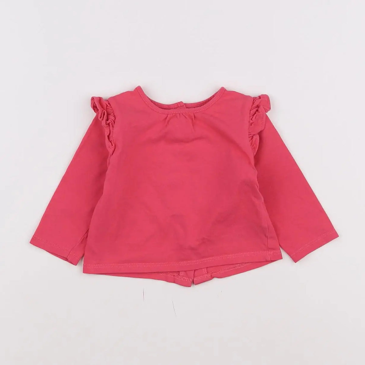 Vertbaudet - tee-shirt rose - 6 mois
