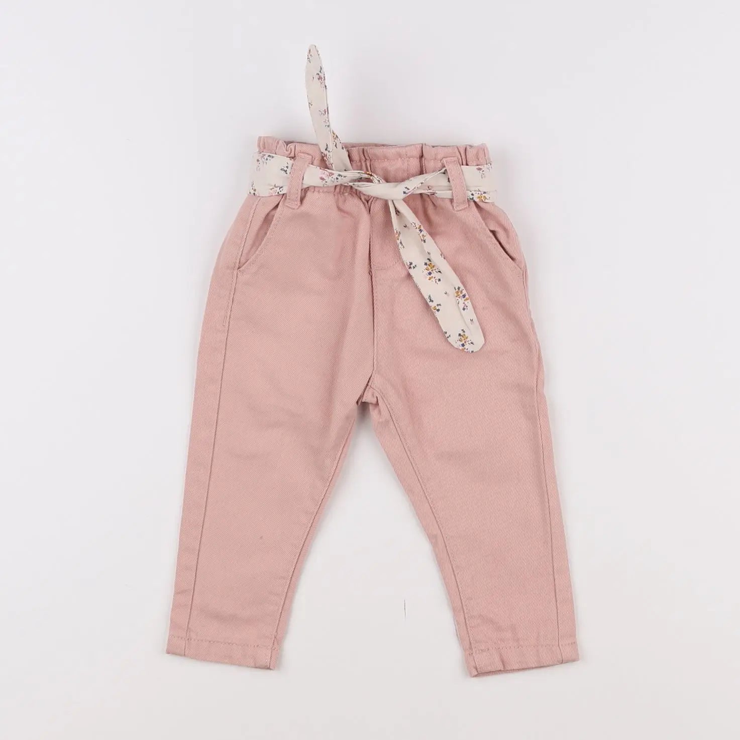 Vertbaudet - jean rose - 9 mois