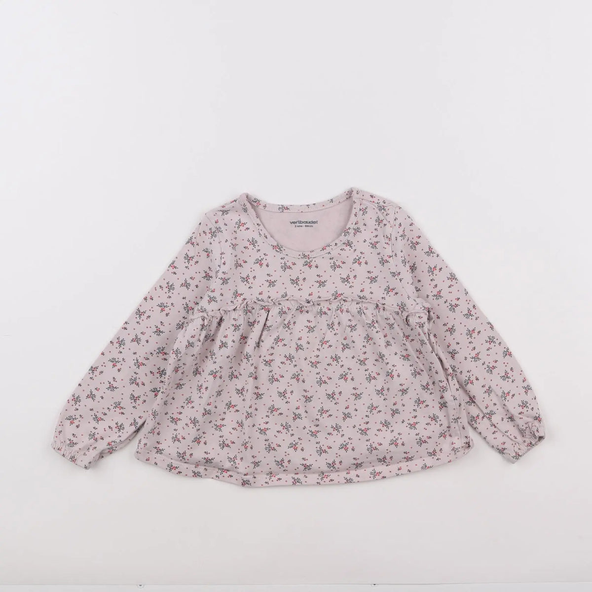 Vertbaudet - tee-shirt violet - 2 ans