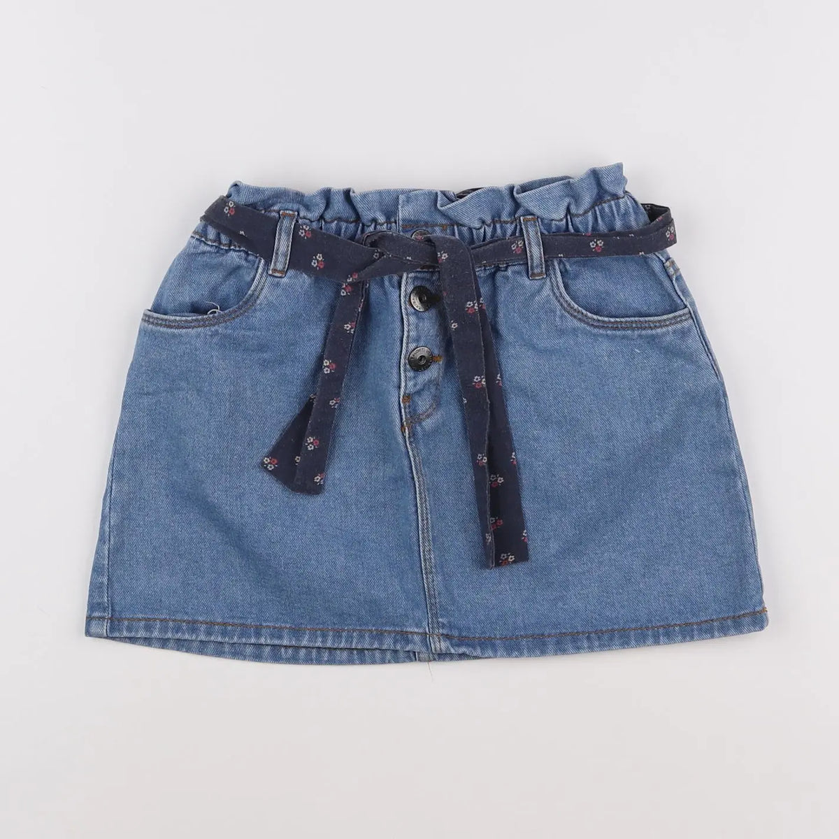 Vertbaudet - jupe bleu - 10 ans