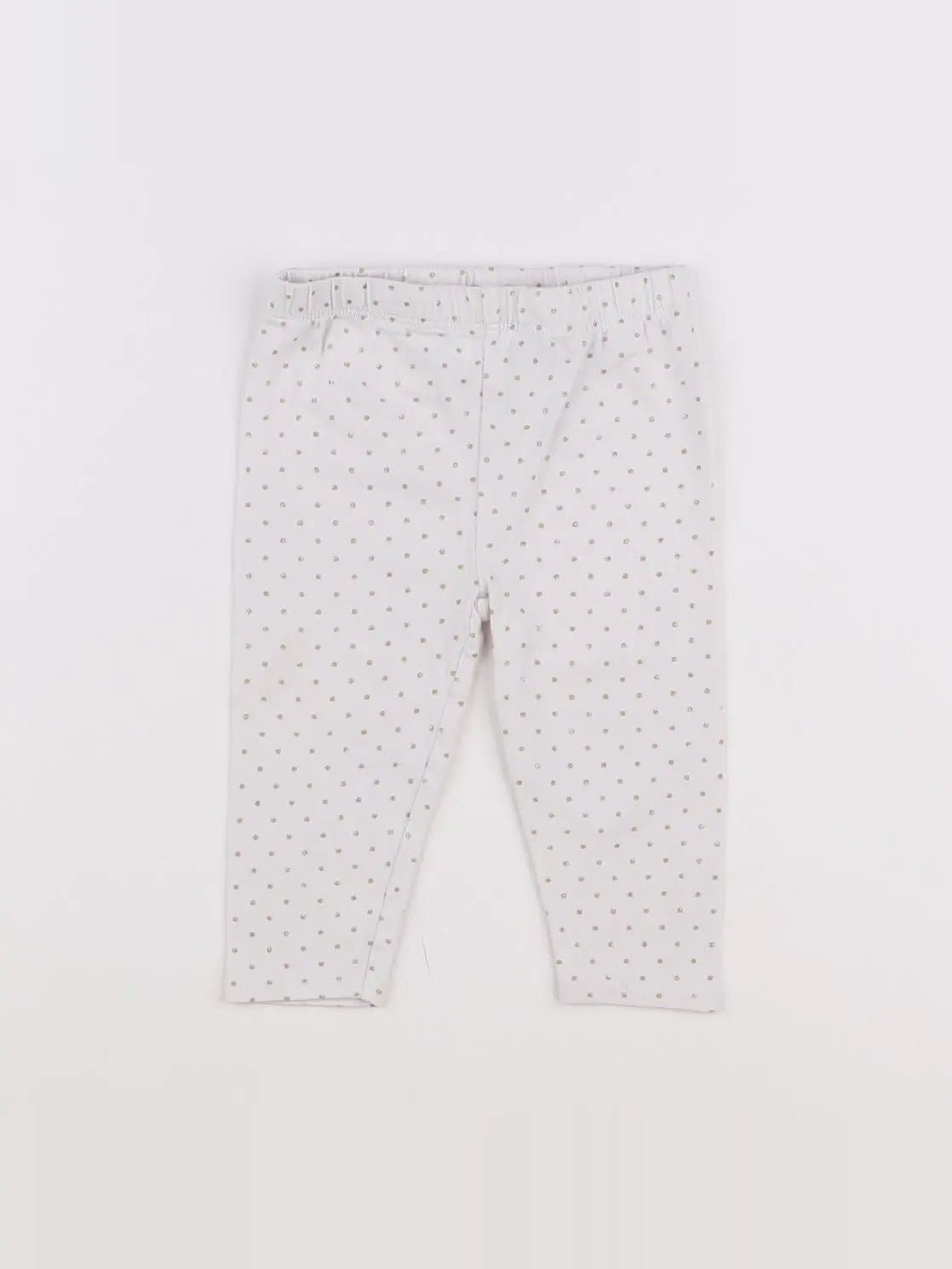 Vertbaudet - legging blanc - 9 mois