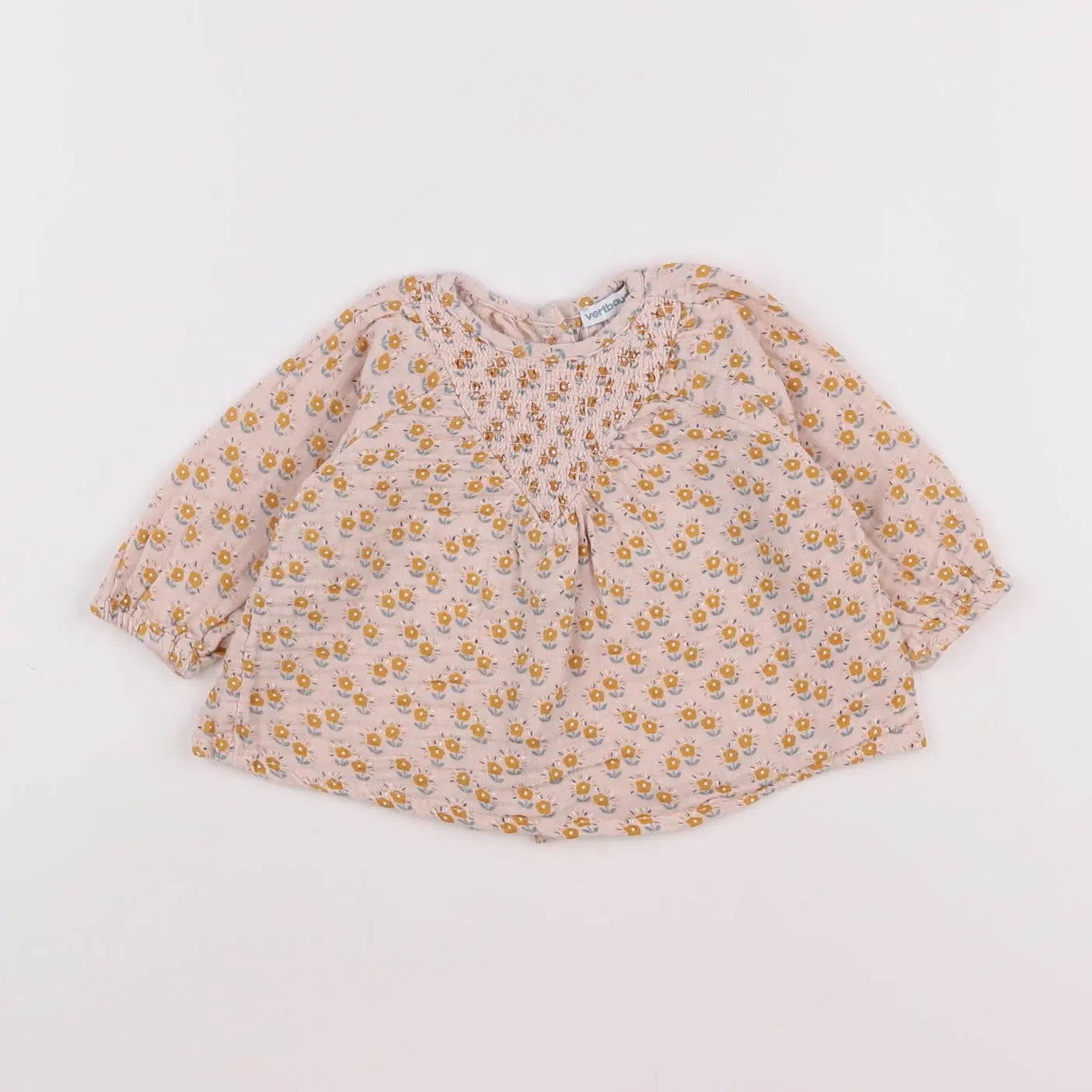 Vertbaudet - blouse rose - 6 mois
