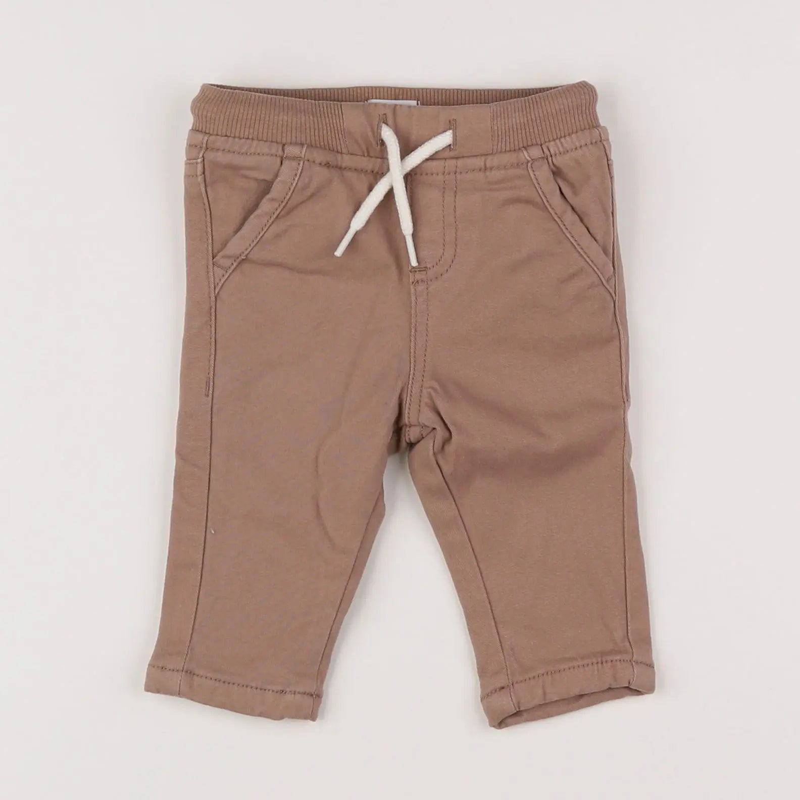 Vertbaudet - pantalon marron - 3 mois