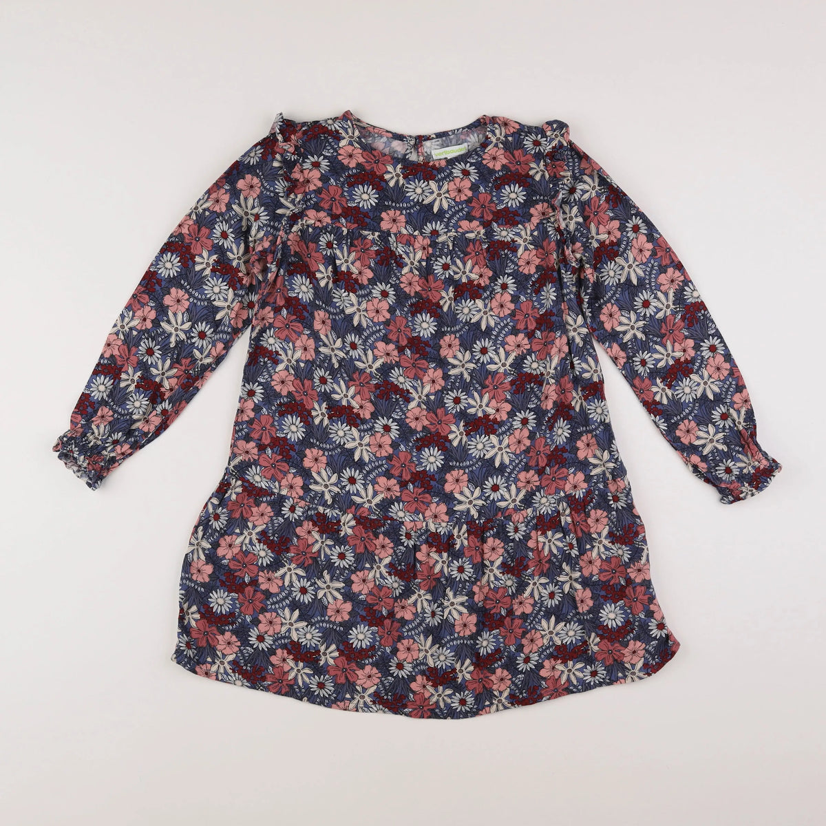 Vertbaudet - robe multicolore - 8 ans
