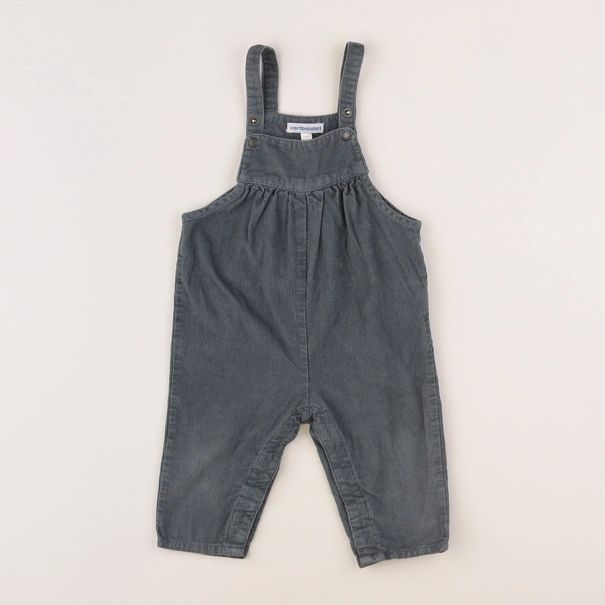 Vertbaudet - salopette vert - 12 mois