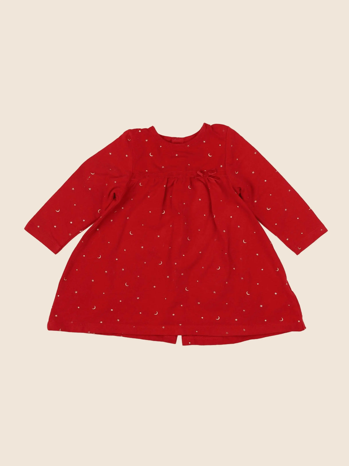 Vertbaudet - robe rouge - 9 mois