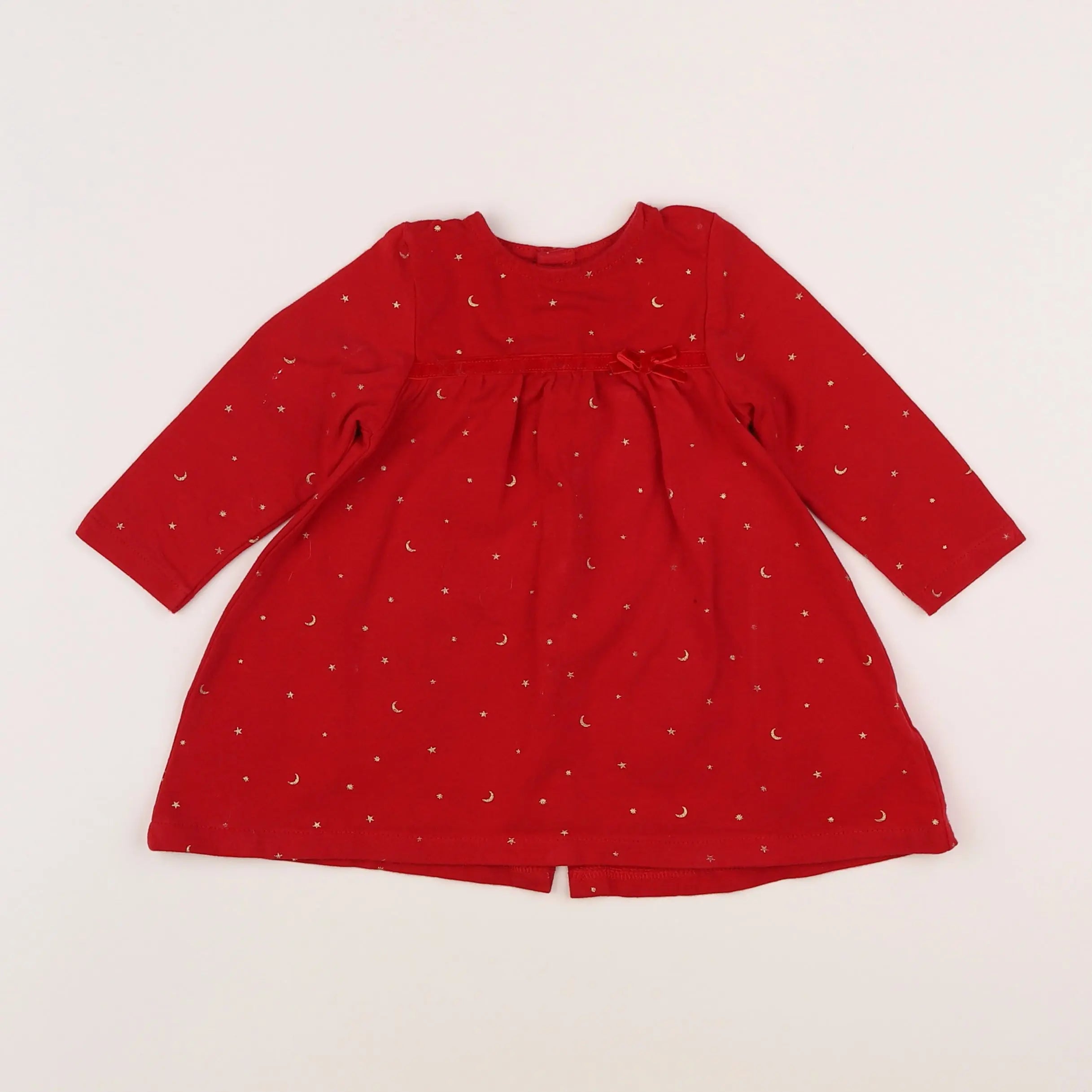 Vertbaudet - robe rouge - 9 mois