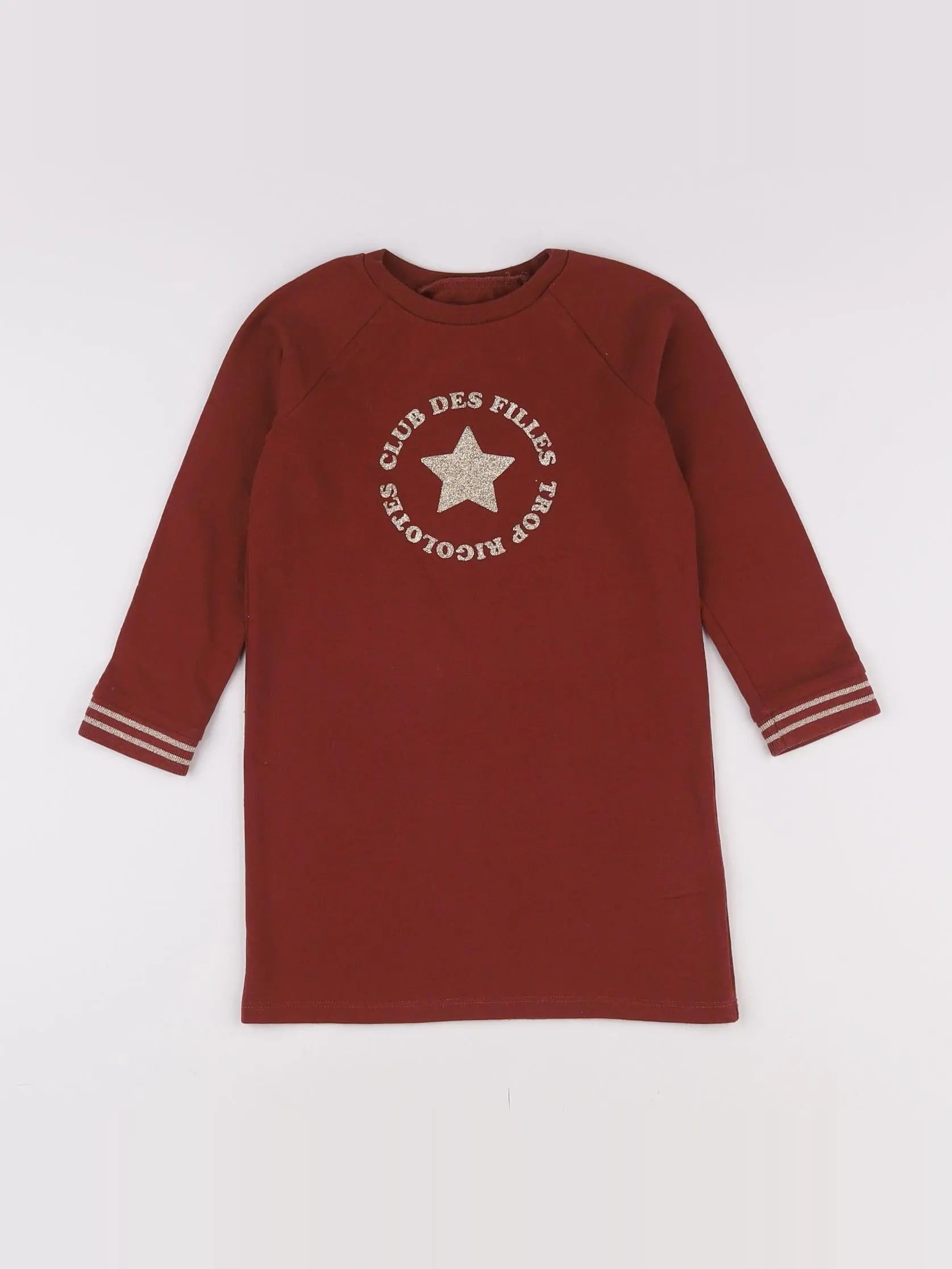 Vertbaudet - robe rouge - 4 ans