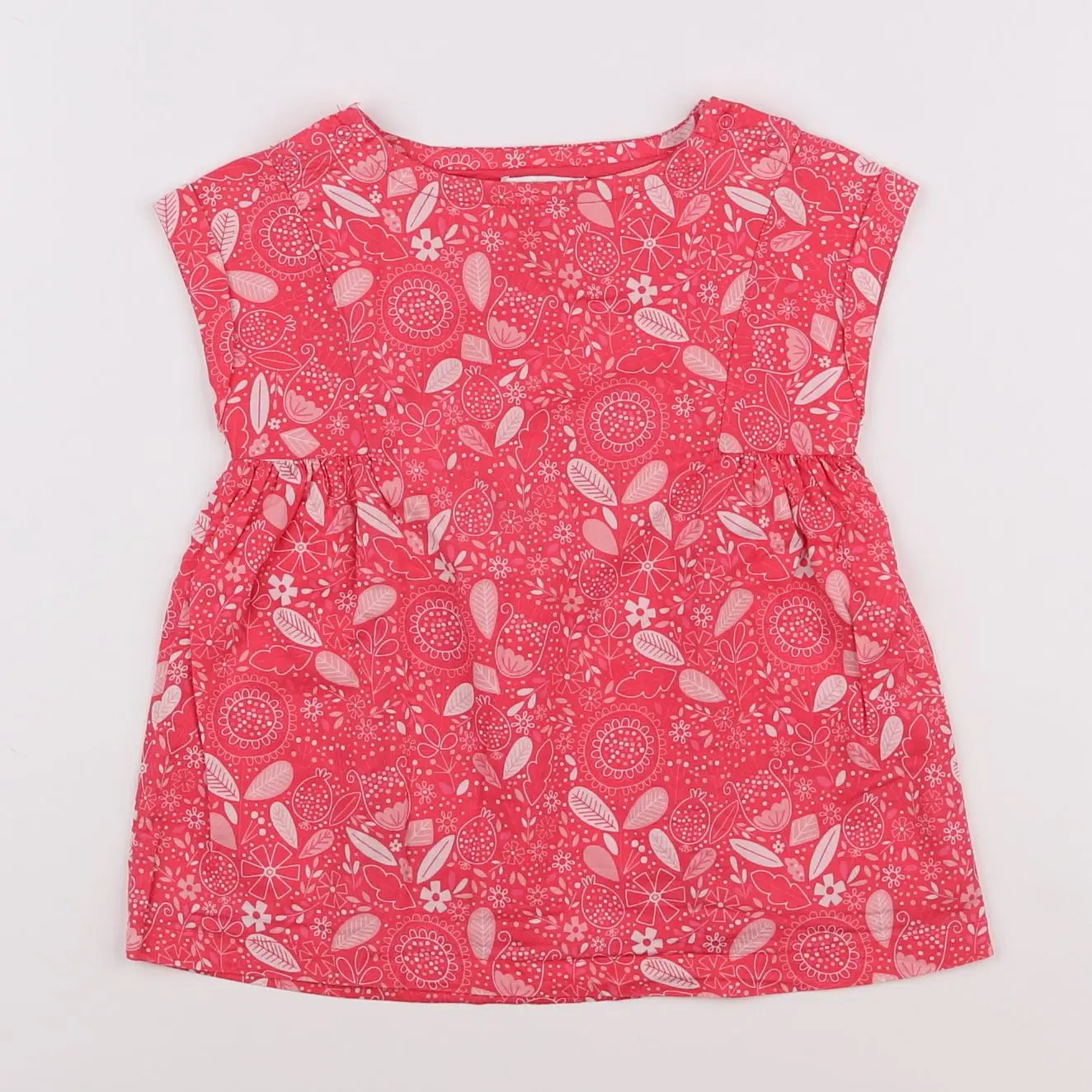 Vertbaudet - robe rose - 2 ans