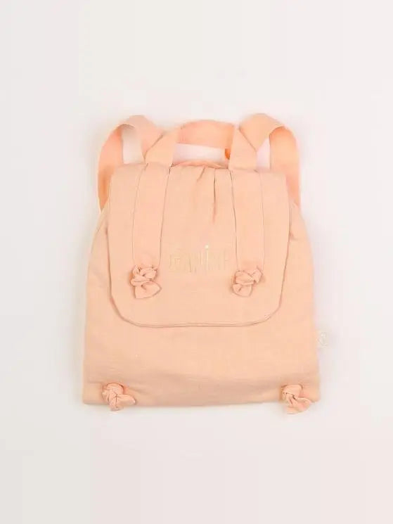 Petit Picotin - "JEANINE" sac à dos souple rose